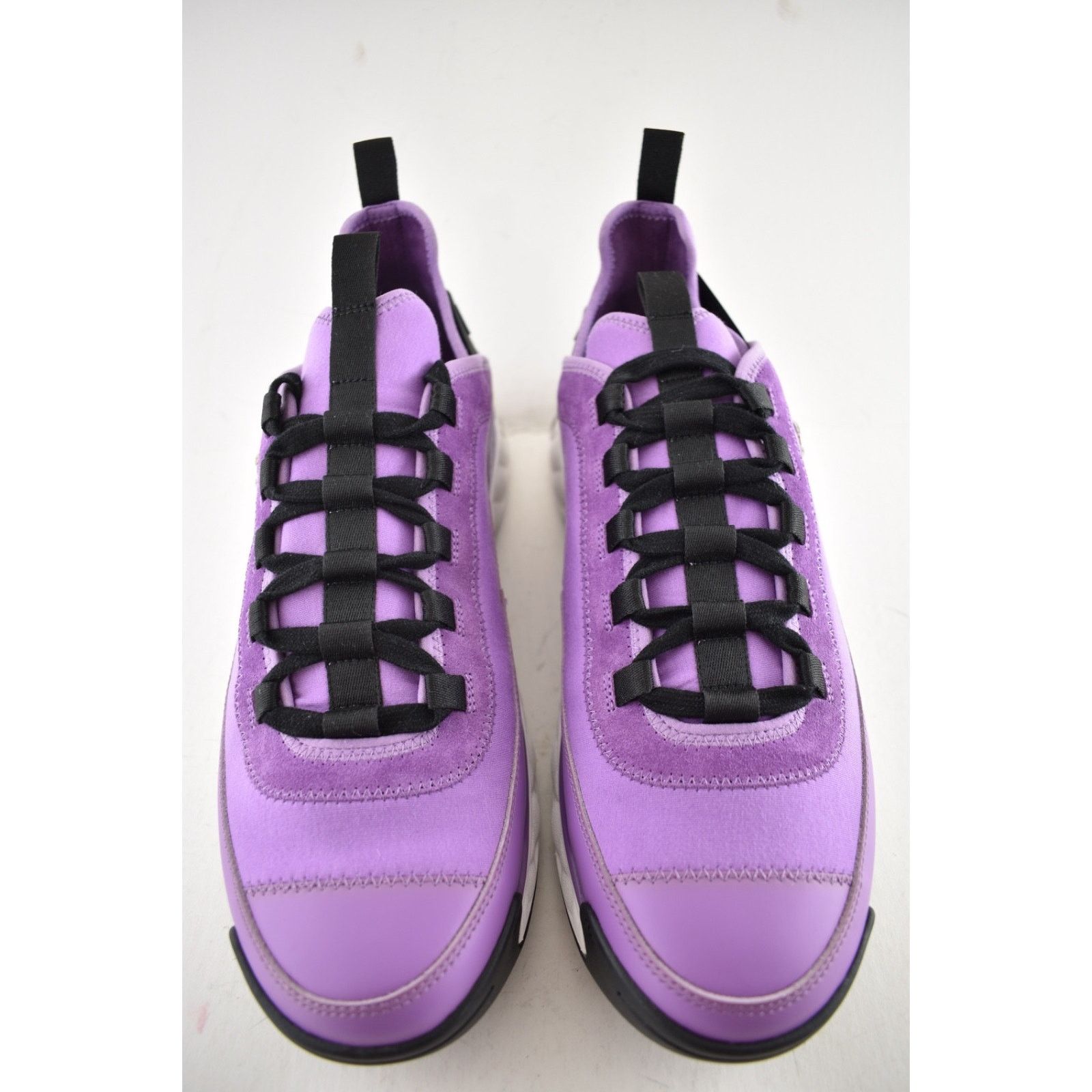 Chanel Chanel 20C Mens Purple Black White CC Logo Lace Up Low Size US 11 / EU 44 - 6 Thumbnail