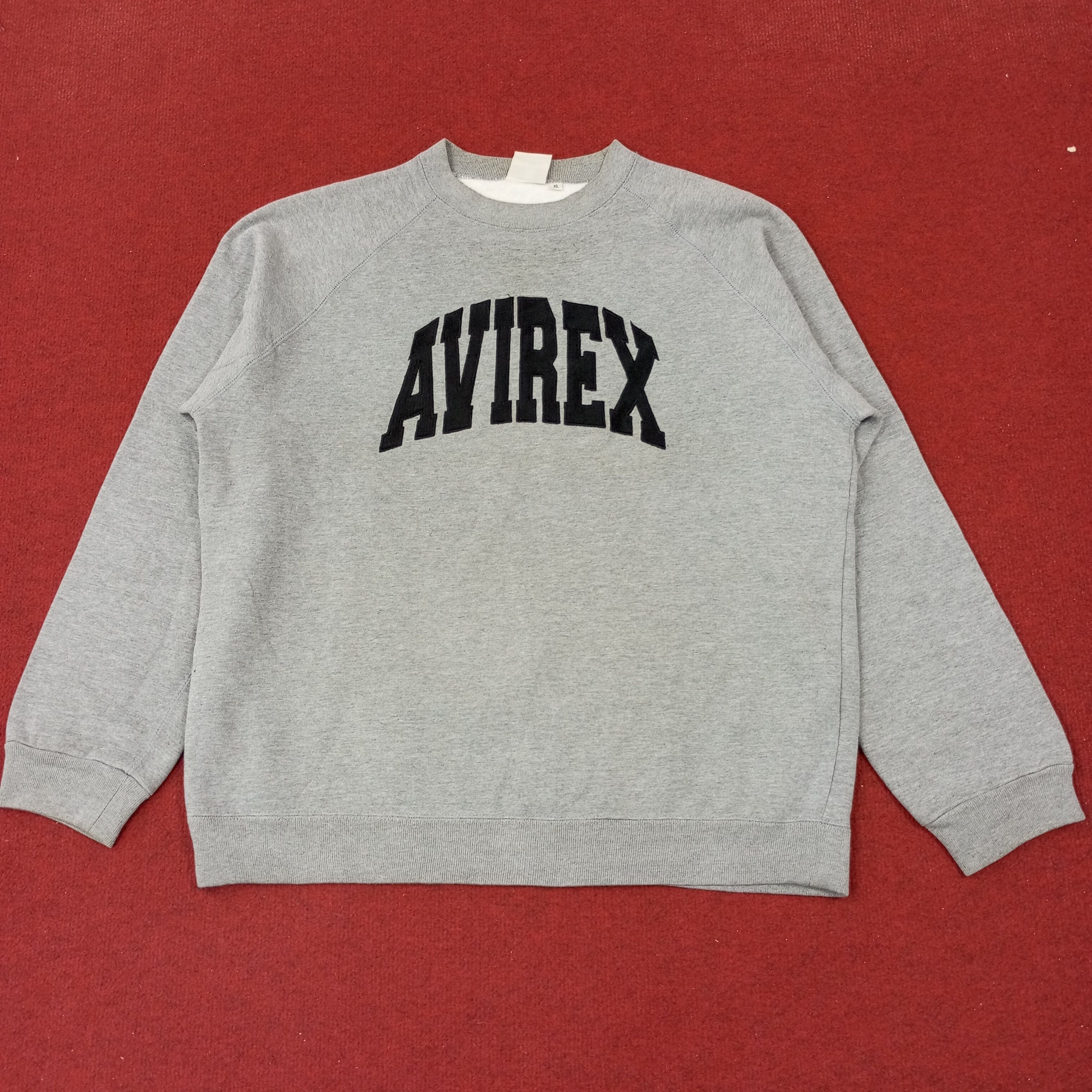 Avirex × Vintage Avirex Spellout Design Sweatshirt c222n26 Size US L / EU 52-54 / 3 - 1 Thumbnail