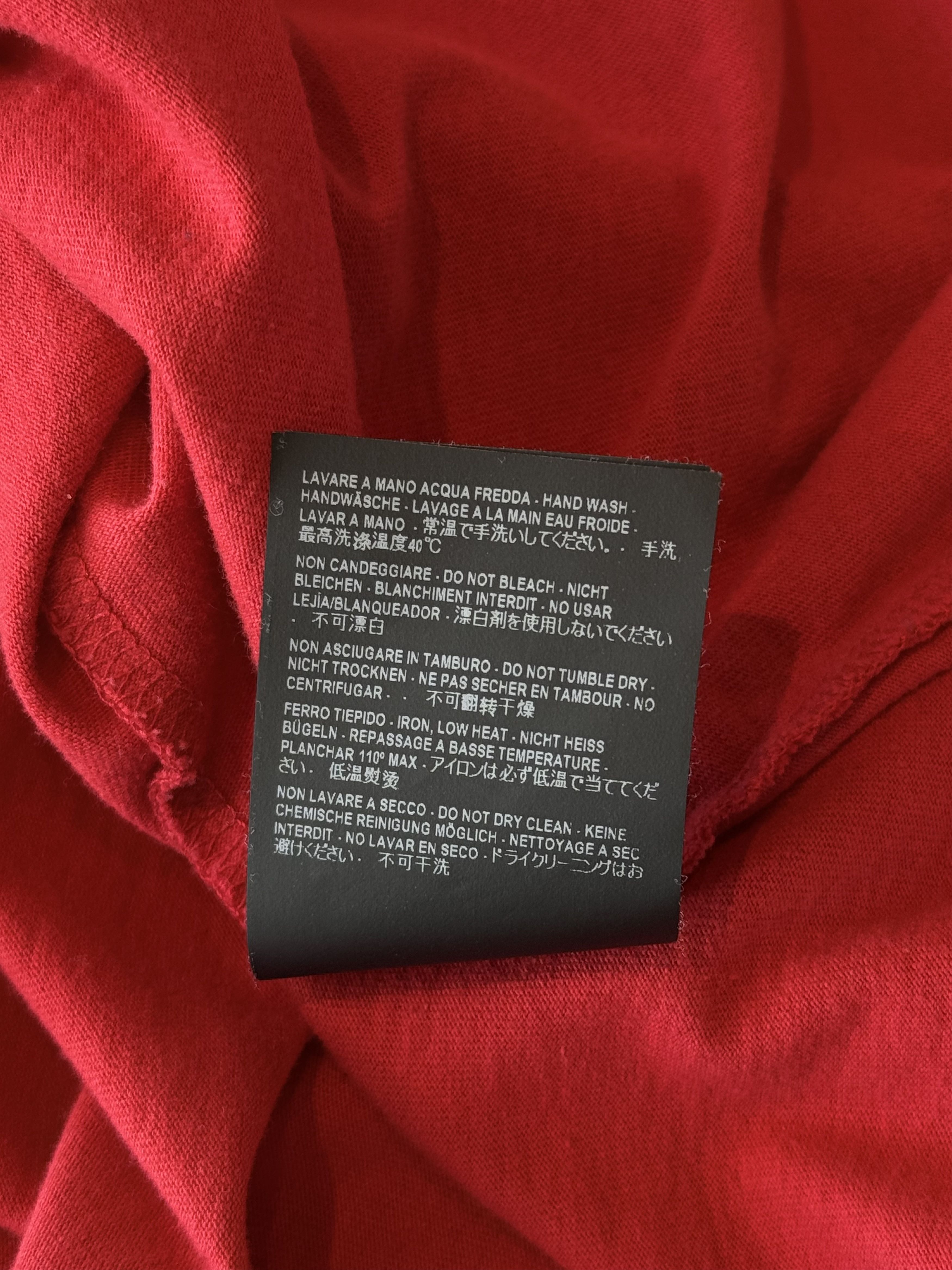 Balenciaga Balenciaga Red & Black Logo T-Shirt Size US XXL / EU 58 / 5 - 6 Thumbnail