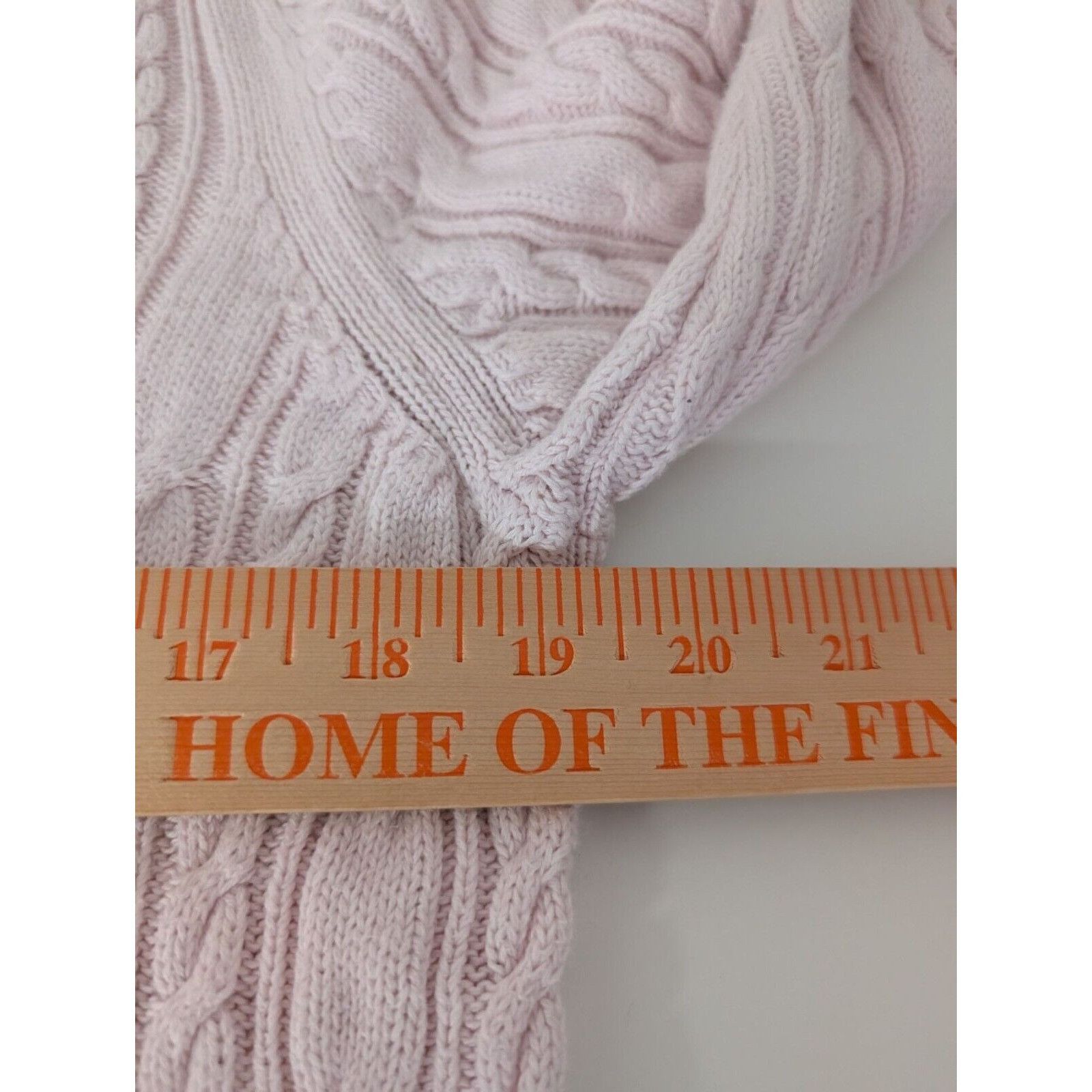 Croft & Barrow Croft & Barrow Cable Knit Sweater Womens Size XL Baby Pink Size XL / US 12-14 / IT 48-50 - 7 Thumbnail