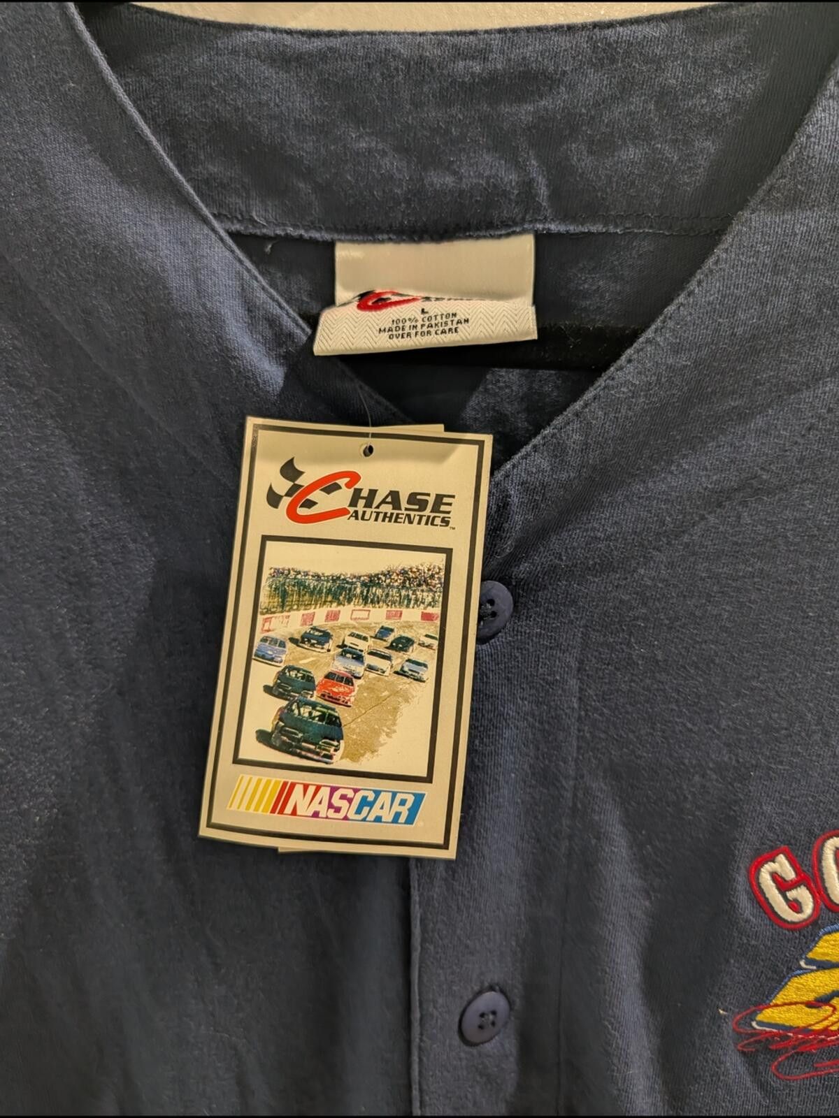 Chase Authentics Chase Authentic Navy Gordon 24 Sleeveless Button-Up Jersey Size US L / EU 52-54 / 3 - 3 Thumbnail