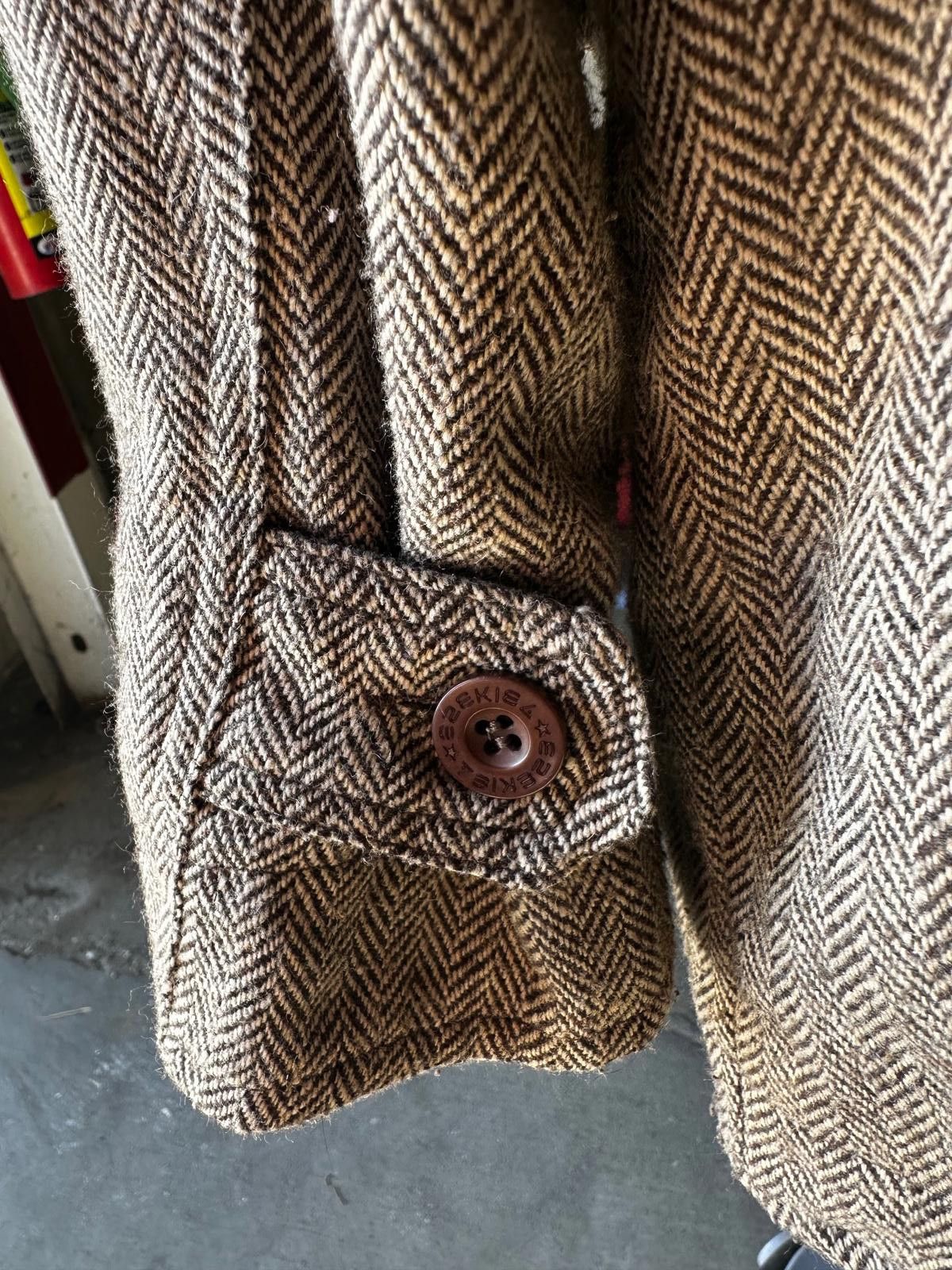 Ezekiel Ezekiel Black Label Herringbone Wool Blend Field Jacket Size US L / EU 52-54 / 3 - 4 Thumbnail