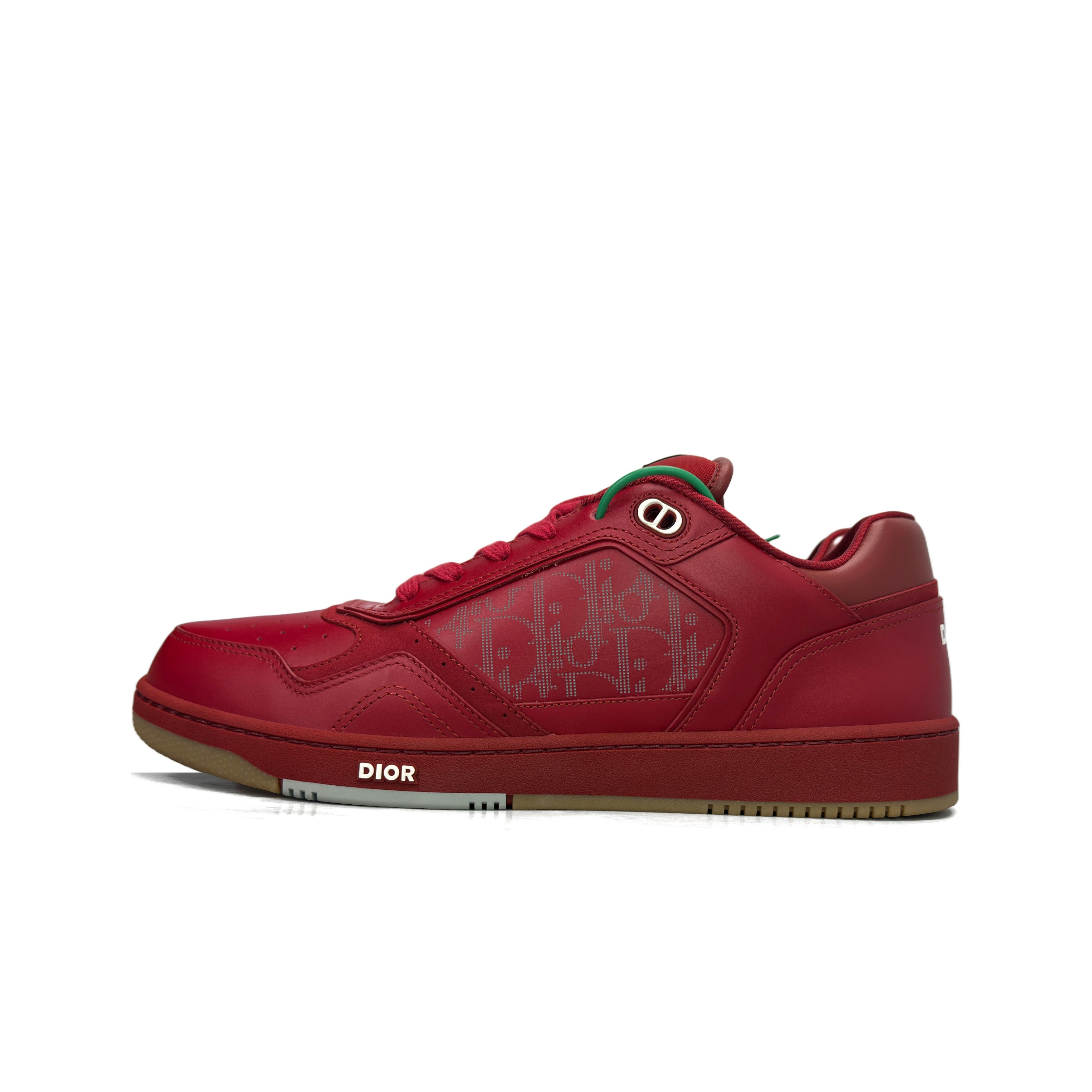 Dior Dior B27 Low-Top Sneakers Red Size 12 Size US 12 / EU 45 - 1 Thumbnail