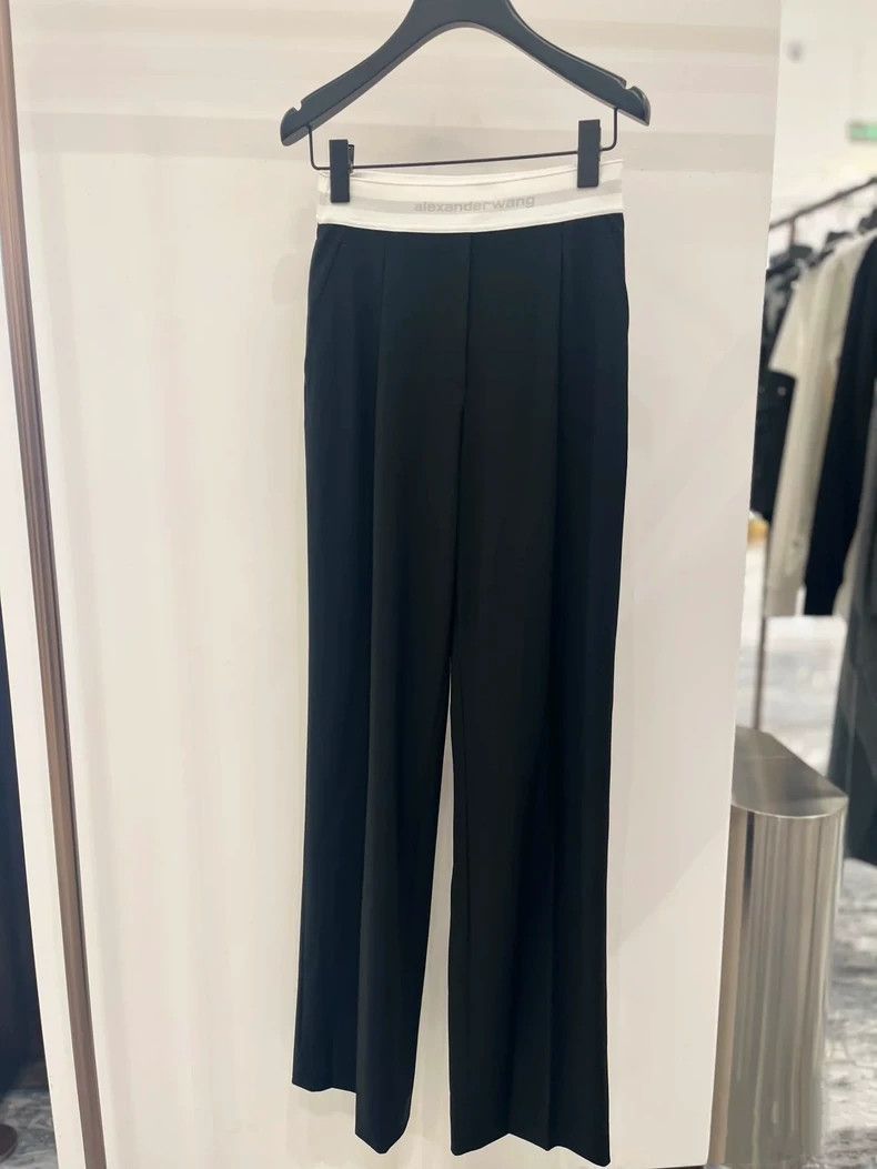 Alexander Wang Alexander Wang High-Waist Straight Casual Pants- Size 26" / US 2 / IT 38 - 3 Thumbnail