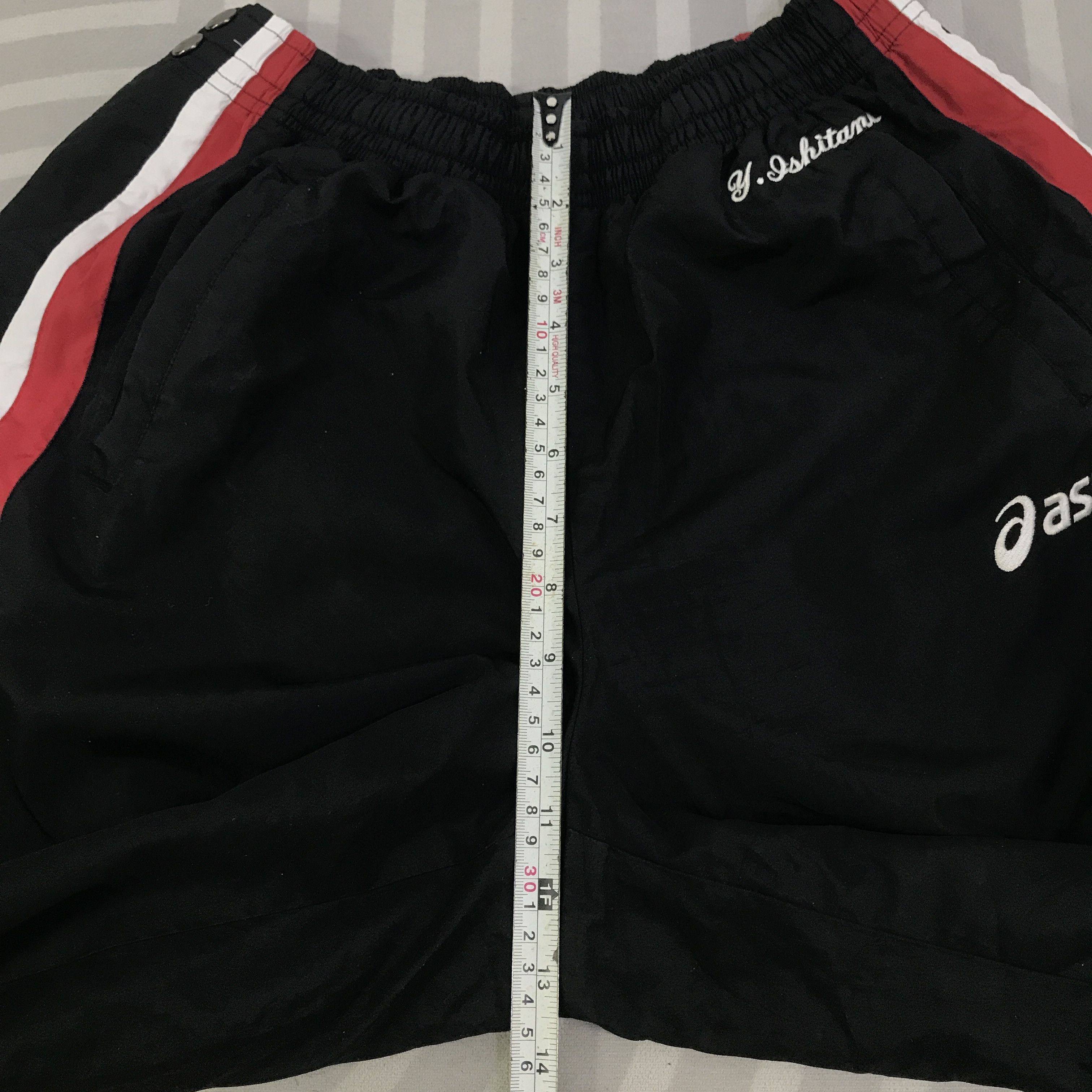 Asics Vintage Asics Sports Track Snap Button baggy Pants K130B3 Size US 28 / EU 44 - 8 Thumbnail