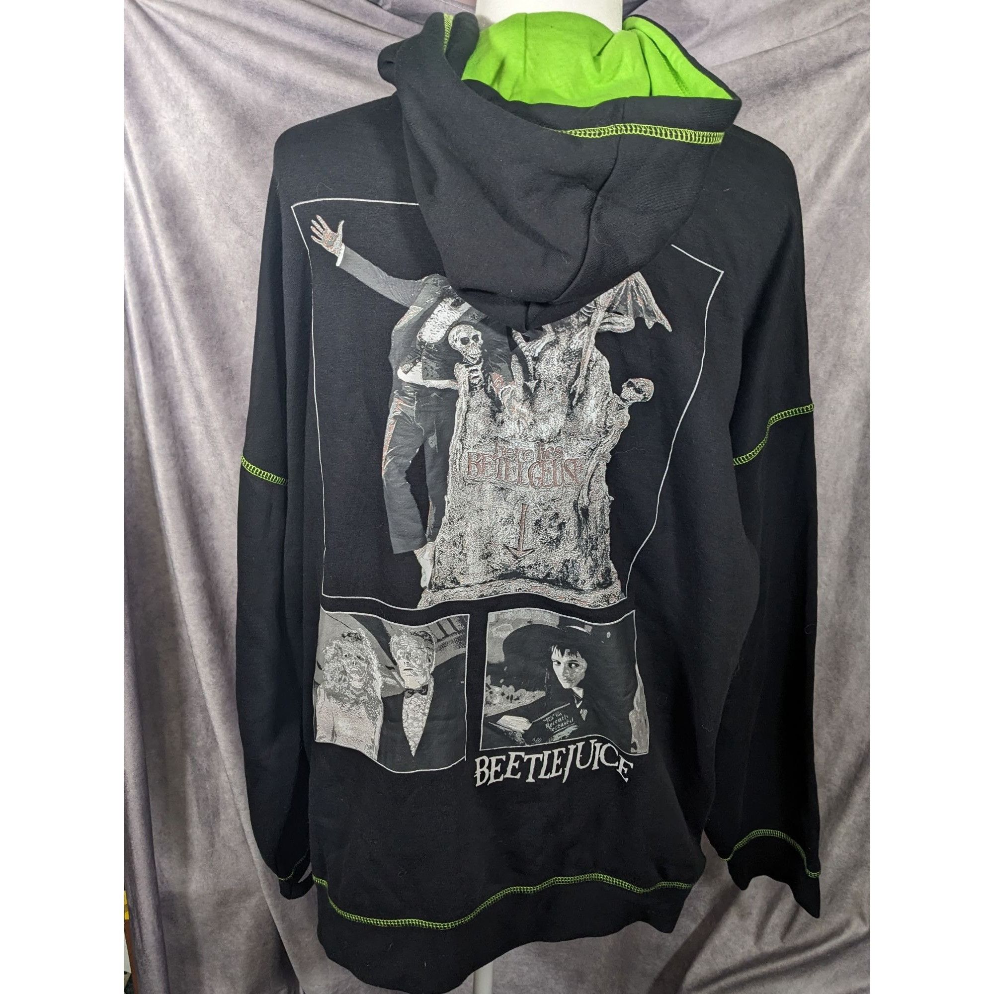 Other Beetlejuice Full Zip Hoodie Size XL / US 12-14 / IT 48-50 - 9 Thumbnail