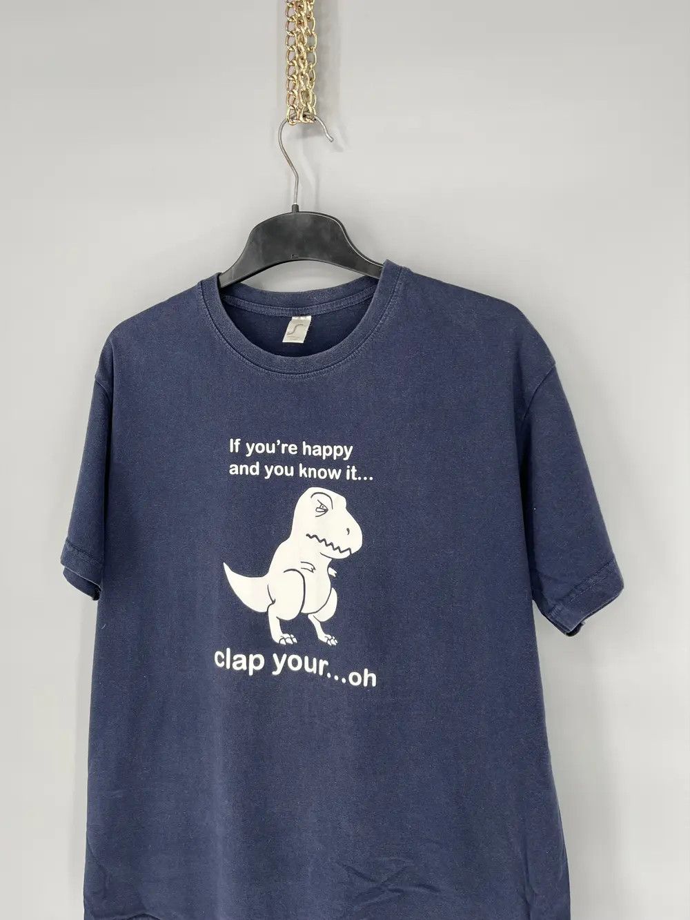 Vintage Vintage Y2K ADULT “ If you're Happy and you know it.. CLAP“ Size US M / EU 48-50 / 2 - 4 Thumbnail