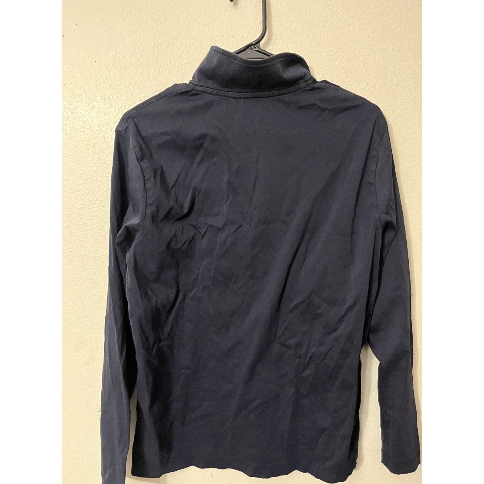 Banana Republic Banana Republic Sweater Medium Blue 1/4 Zip Pullover Mock Neck Long Sleeve Mens Size US M / EU 48-50 / 2 - 3 Thumbnail