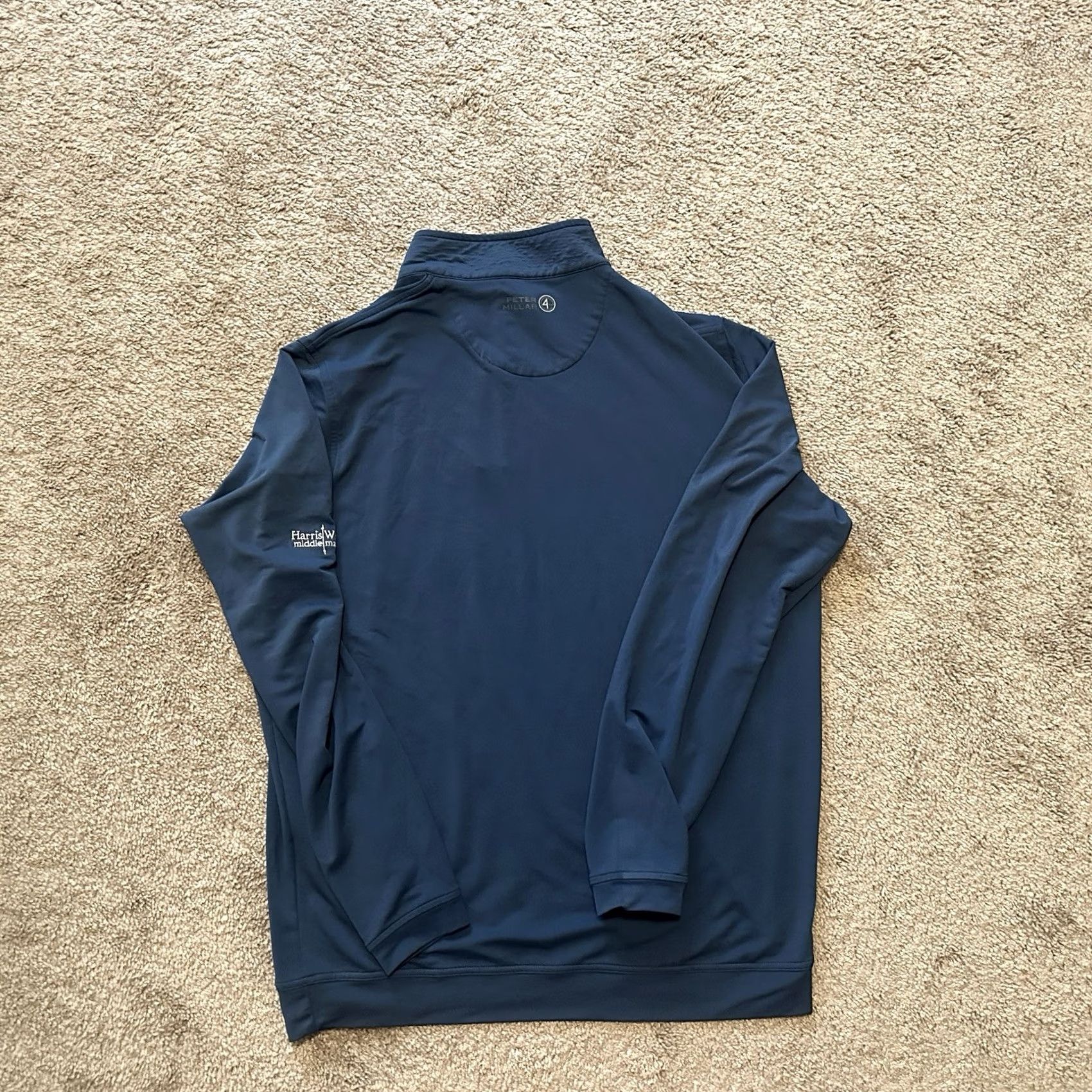 Peter Millar Peter Millar Sweater 1/4 Zip Mens Large Pullover Golf Blue Size US L / EU 52-54 / 3 - 4 Thumbnail