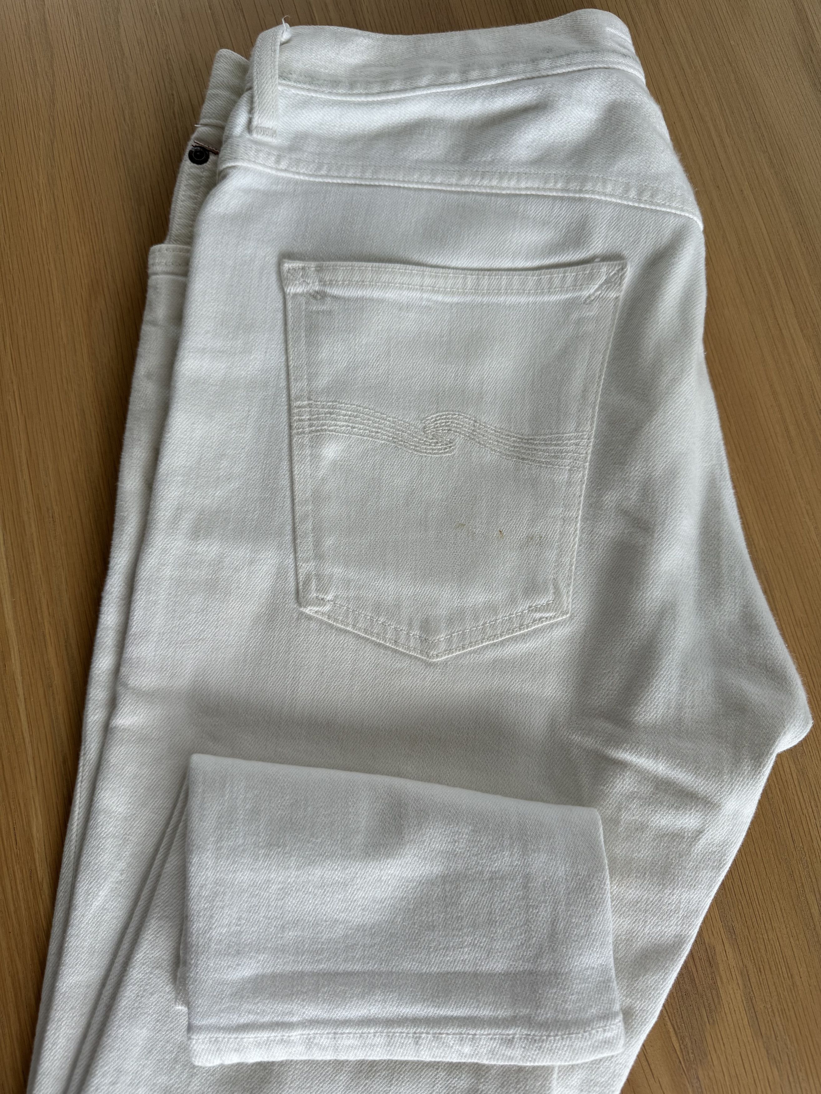 Nudie Jeans Nudie Jeans Brut Knut - Twill Ecru Selvage *RARE*🔥 Size US 28 / EU 44 - 3 Thumbnail