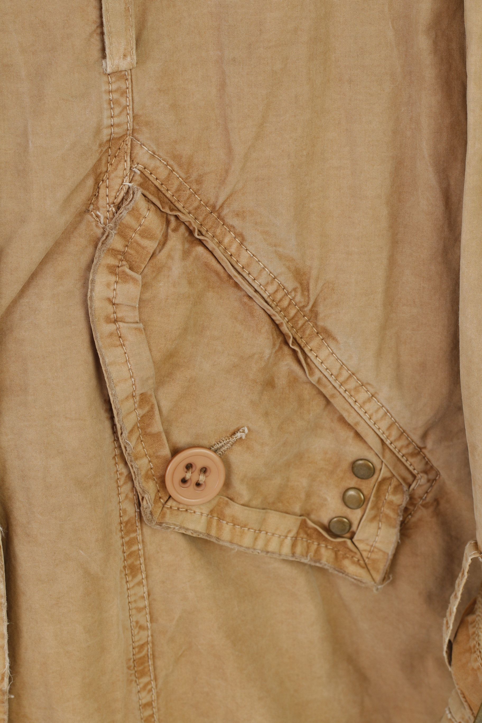 Vintage Me.Collection Women 36 S Coat Brown Double Breasted 4400 Size XS / US 0-2 / IT 36-38 - 4 Thumbnail