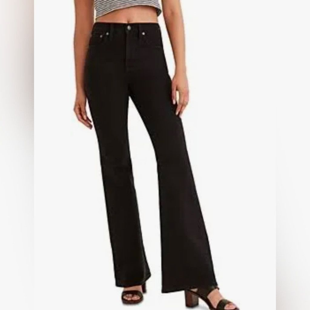 Madewell Madewell black the perfect vintage flare jeans size 32 Size 32" / US 10 / IT 46 - 1 Thumbnail