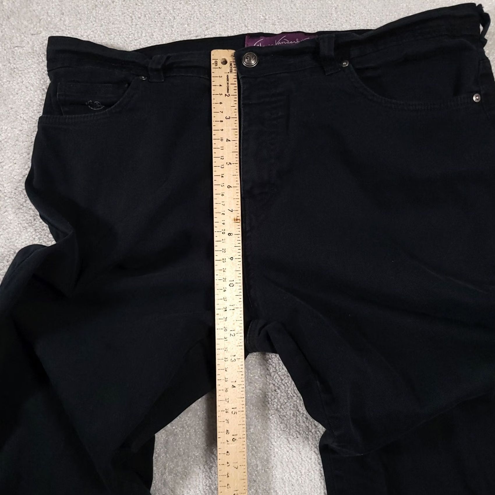 Gloria Vanderbilt Gloria Vanderbilt Jeans Women's 16 Denim High-Rise Stretch Straight Blue 38x29 Regular Mens Girls Womens Size 38" / US 16 / IT 52 - 7 Thumbnail