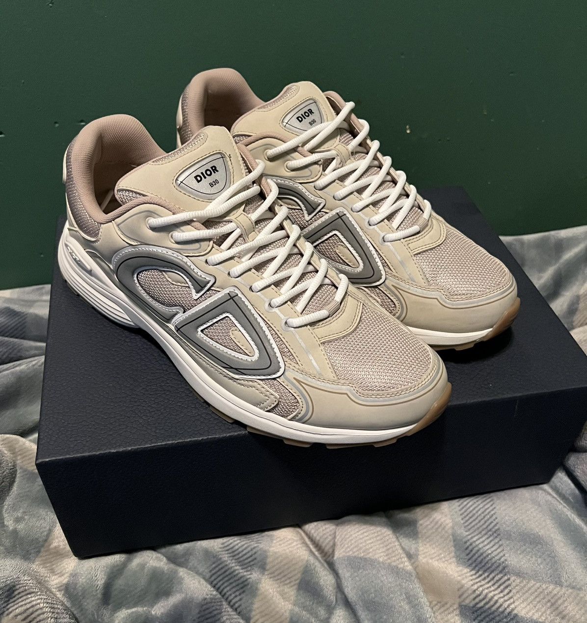 Dior Dior B30 Cream Beige White Size 45 Sneakers Size US 12 / EU 45 - 1 Thumbnail