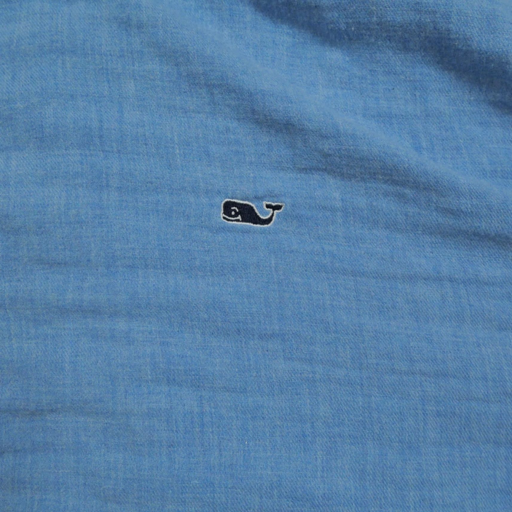 Vineyard Vines Vineyard Vines Shirt Mens 2XL Blue Button Long Sleeve Slim Fit Whale Collared Button-Up Knit Cotton Classic Preppy Mens Size US XXL / EU 58 / 5 - 2 Thumbnail