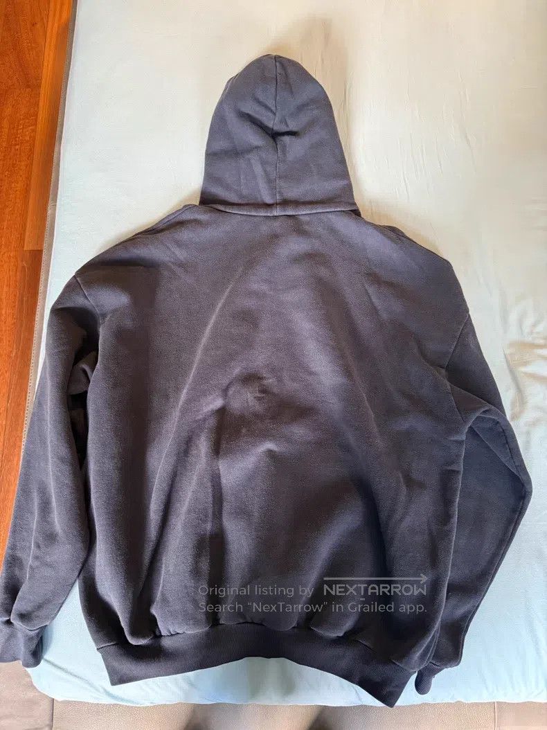 Balenciaga Balenciaga Navy Blue Wheat Hoodie Size US XS / EU 42 / 0 - 9 Thumbnail