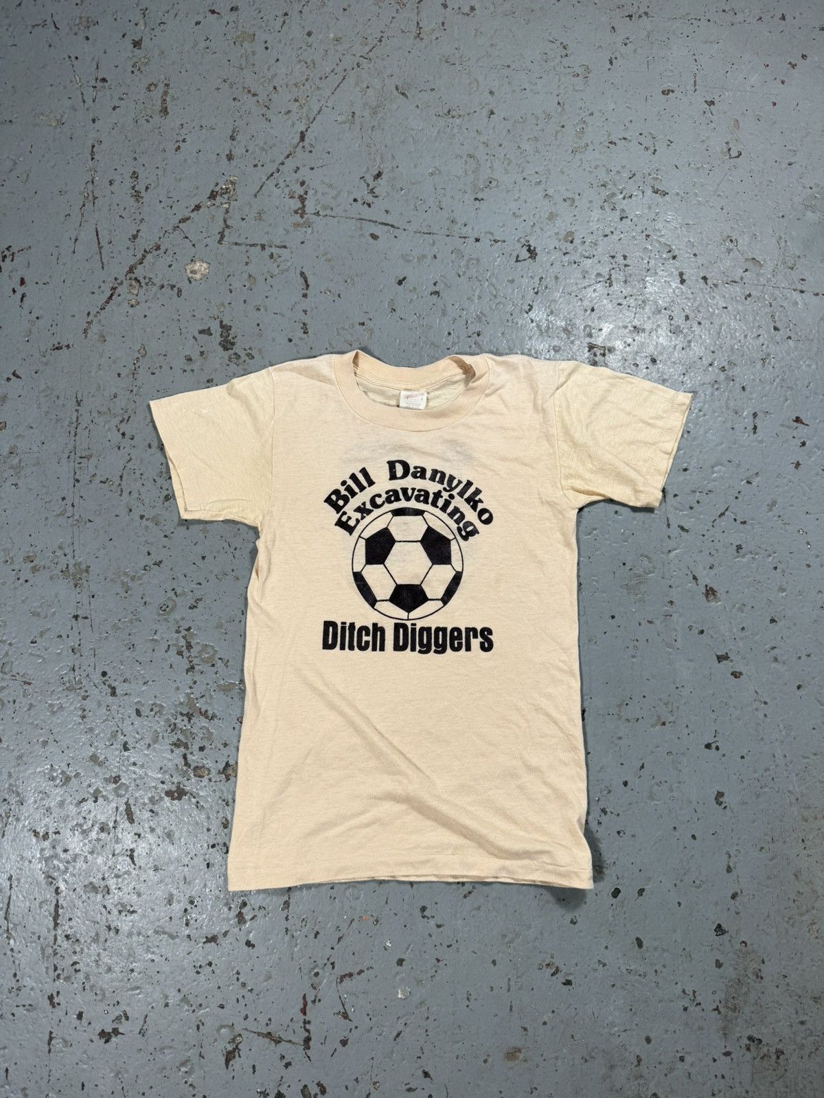 Vintage Vintage 70s Style Ditch Digger Single Stitch Soccer Tee Size US S / EU 44-46 / 1 - 3 Thumbnail