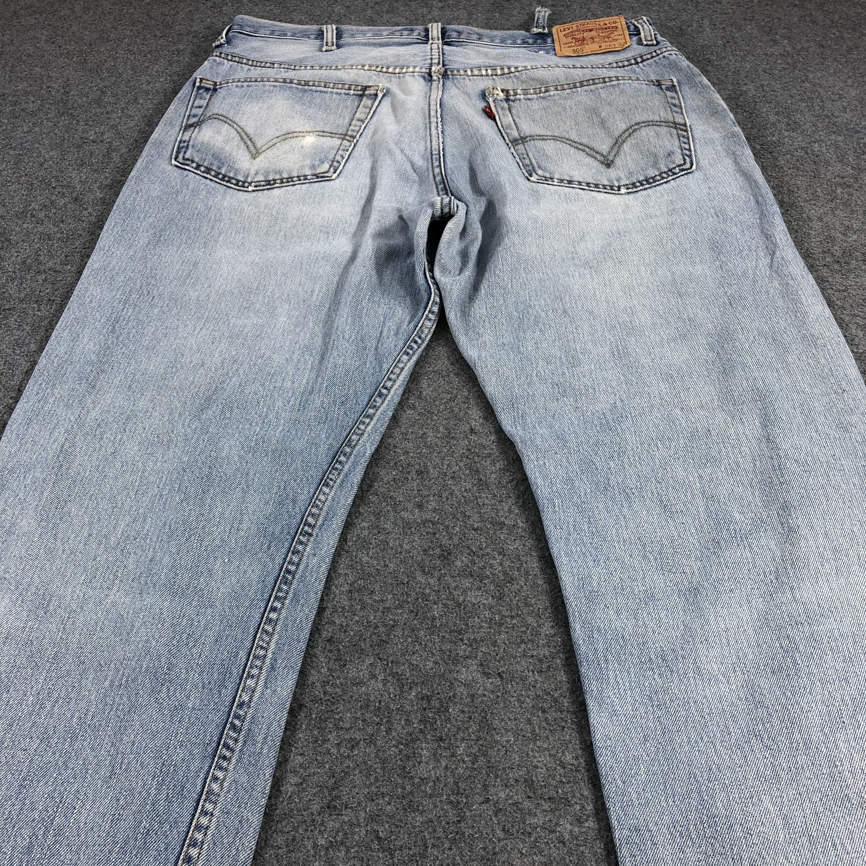 Levi's × Vintage Vintage Light Wash Levis 505 Jeans-JM1187 Size US 38 / EU 54 - 4 Thumbnail