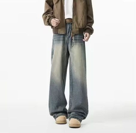 Japanese Brand Men's distressed hippie trendy flared jeans Size US 33 - 9 Thumbnail