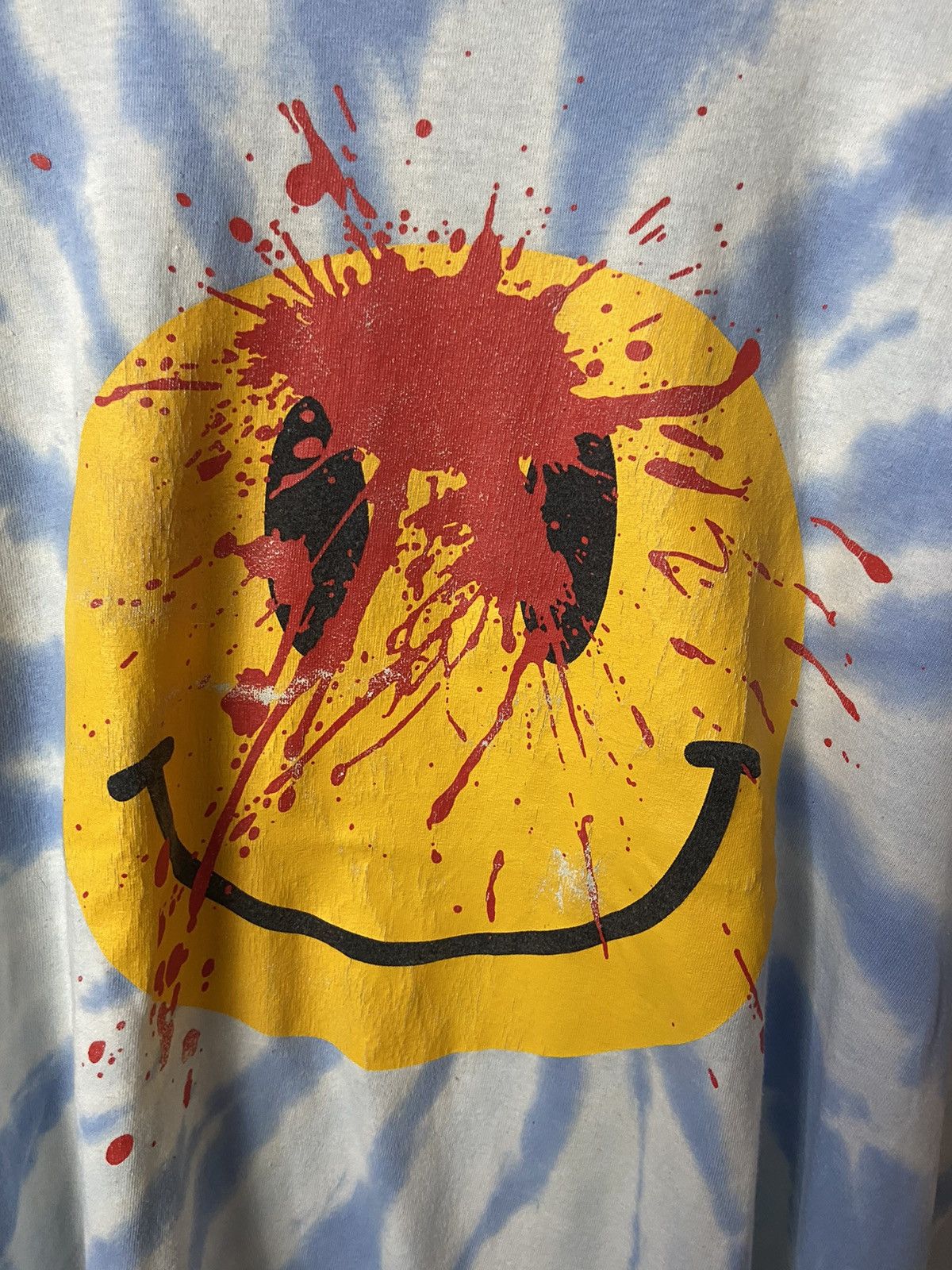 Vintage AWGE Plyboi be Carti Die Lit Tour Smile Face Tie-Die Size US XL / EU 56 / 4 - 2 Thumbnail