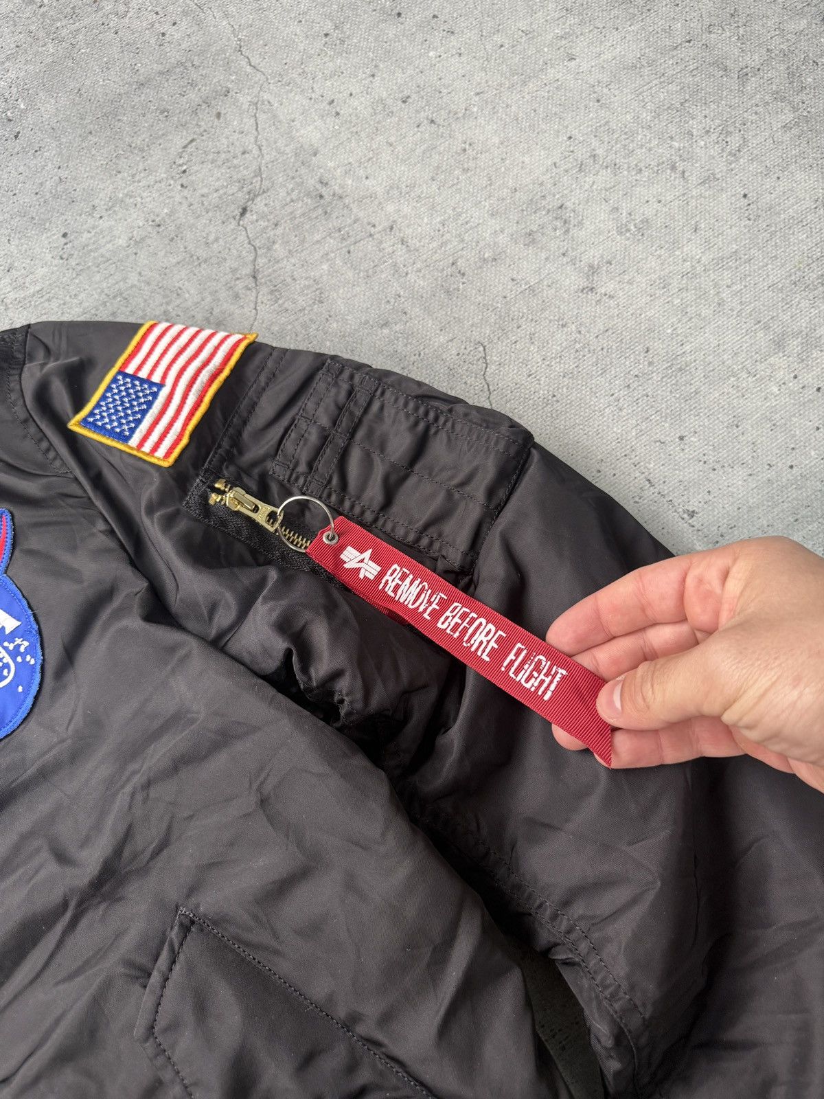 Alpha Industries ALPHA INDUSTRIES MENS APOLLO MA-1 NASA FLIGHT JACKET Size US M / EU 48-50 / 2 - 4 Thumbnail
