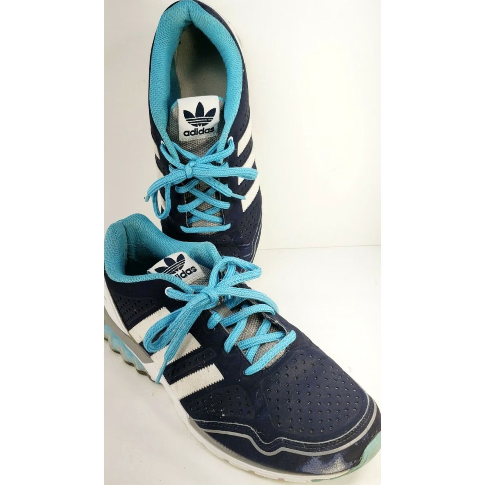 Adidas Adidas Mega SoftCell Sneaker Men's 11.5M Blue White Turquoise G46644 Size US 12 / EU 45 - 3 Thumbnail