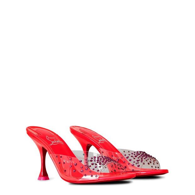 Christian Louboutin Degramule 85mm Embellished Mules Size US 6 / IT 36 - 4 Thumbnail
