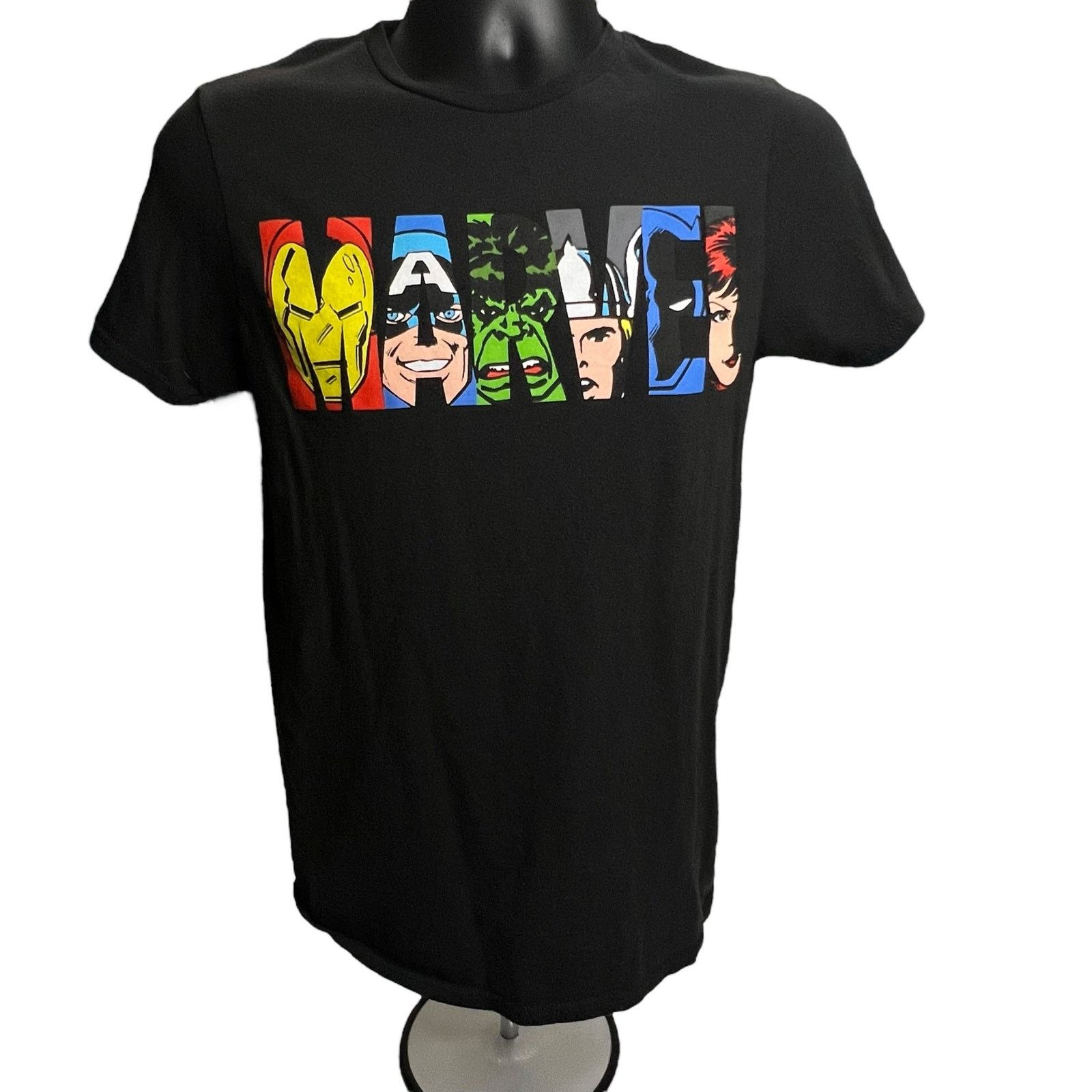 Marvel Comics Marvel Comics Avengers T-Shirt – Black, Size Small– Iron Man Size US S / EU 44-46 / 1 - 1 Thumbnail