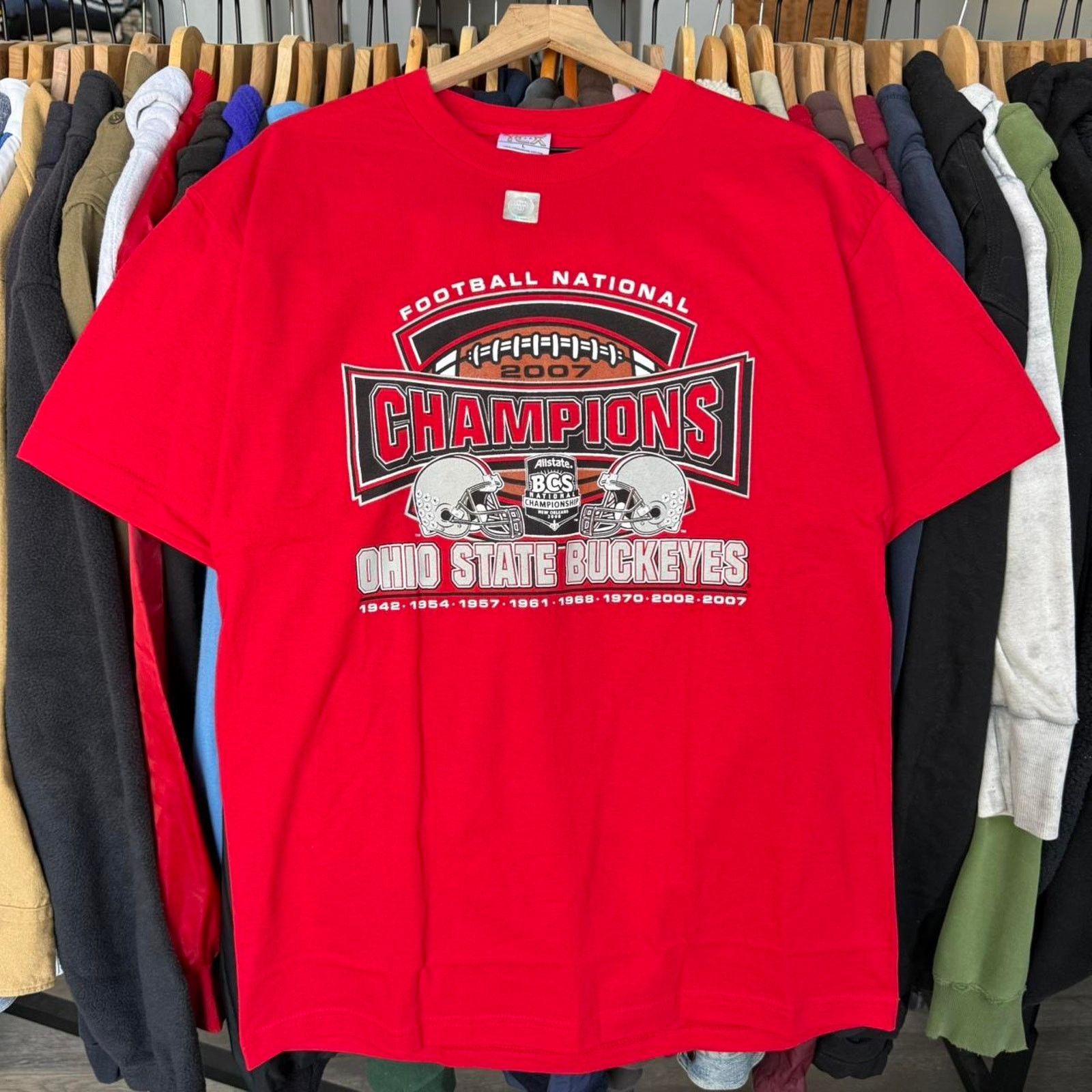 Vintage 2007 Ohio State University Buckeyes Brand New Shirt