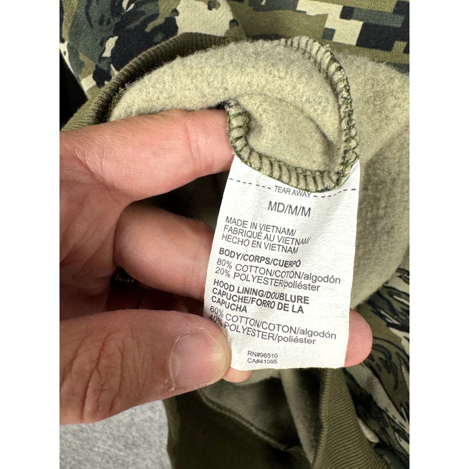 Under Armour Under Armour Hoodie Mens Medium Pullover Long Sleeve Hooded Hunting Camouflage Multicolor Fleece Logo Sweatshirt Size US M / EU 48-50 / 2 - 7 Thumbnail