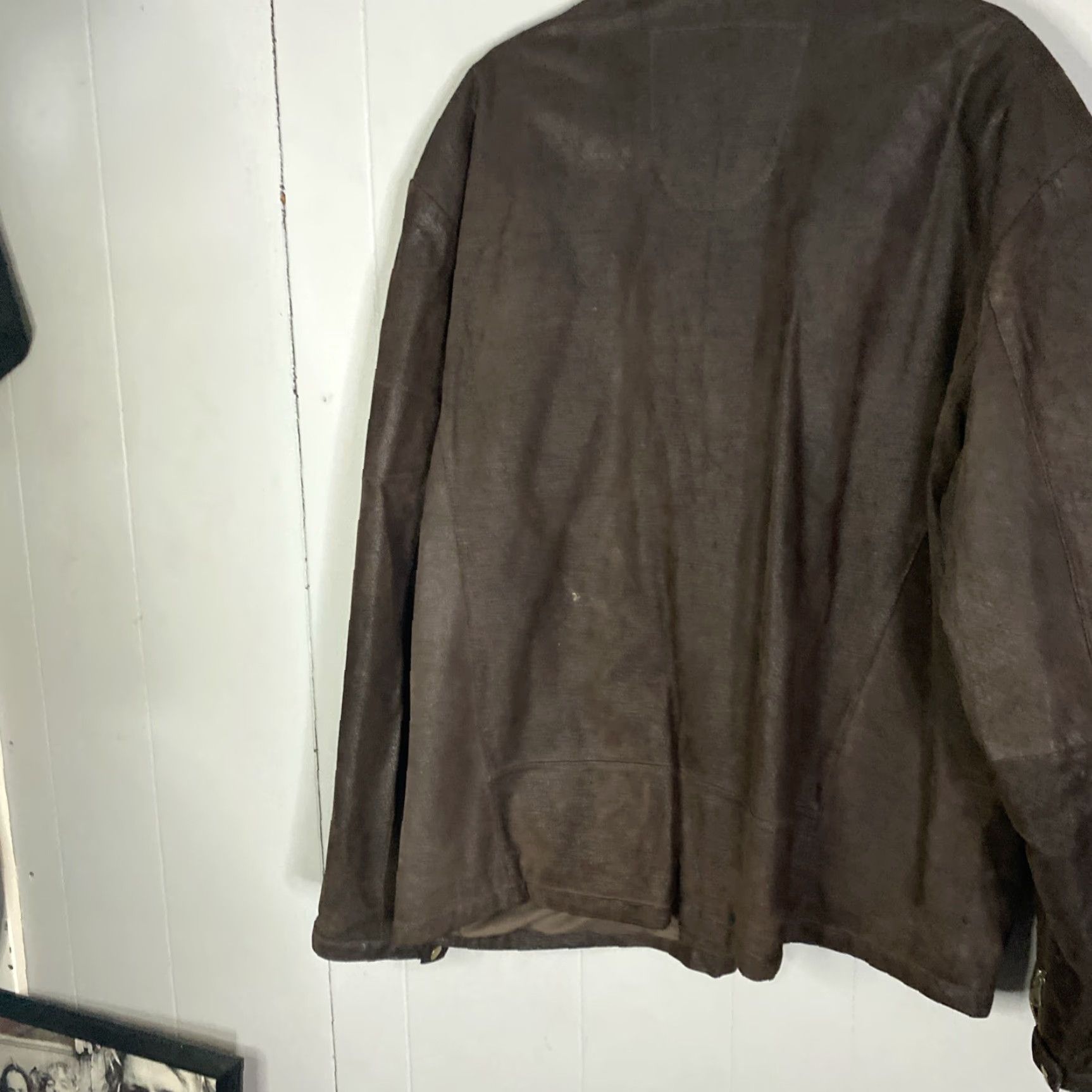 Vintage VINTAGE Bud Light Leather Jacket XL Mens Bomber Jacket Full Zip Brown 90s Beer Logo Embroidered Pockets Vintage Clothing Size US XL / EU 56 / 4 - 7 Thumbnail