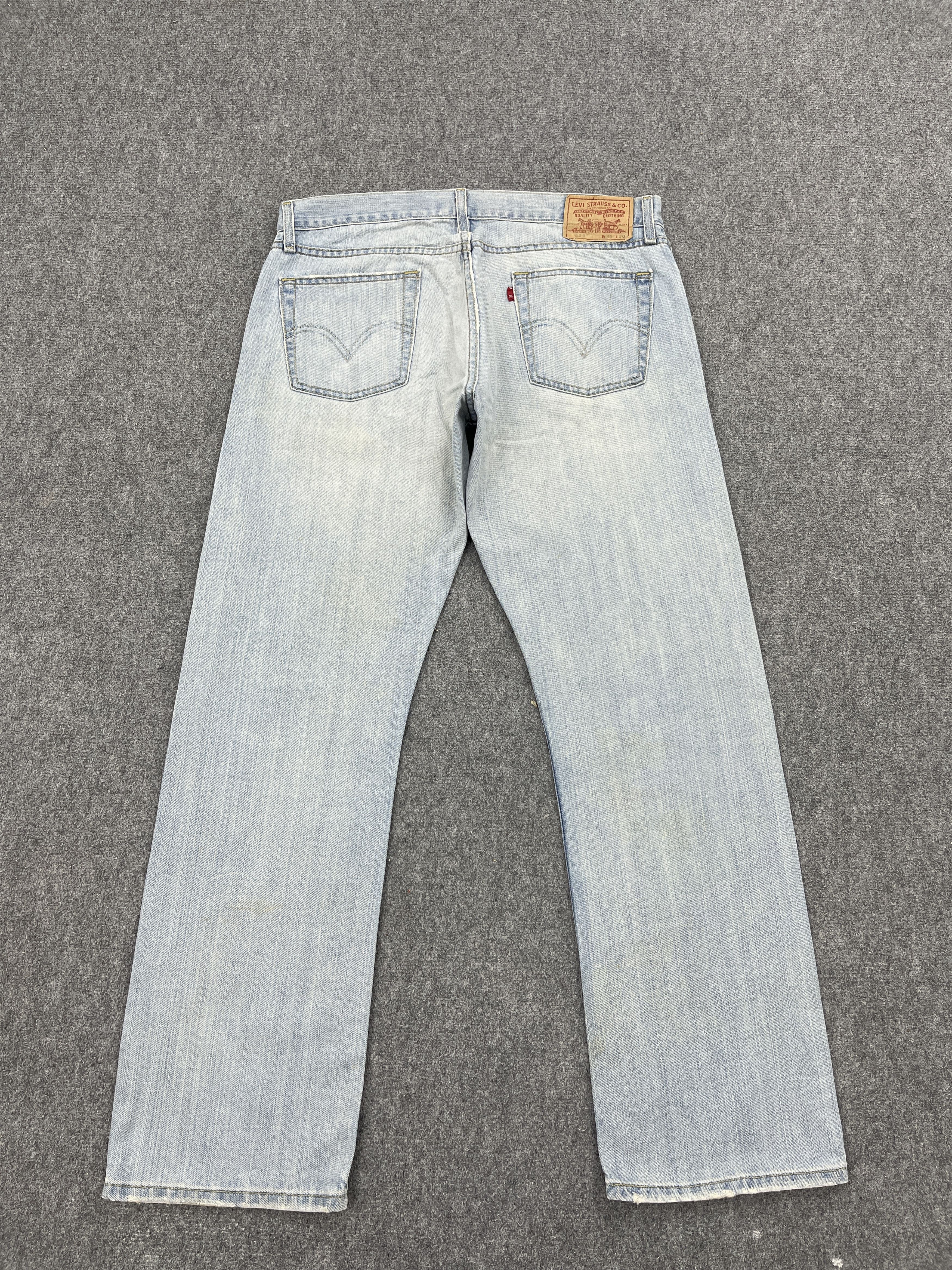 Levi's Vintage Levis 514 Slim Straight Light Wash Jeans DP2488 Size US 34 / EU 50 - 3 Thumbnail