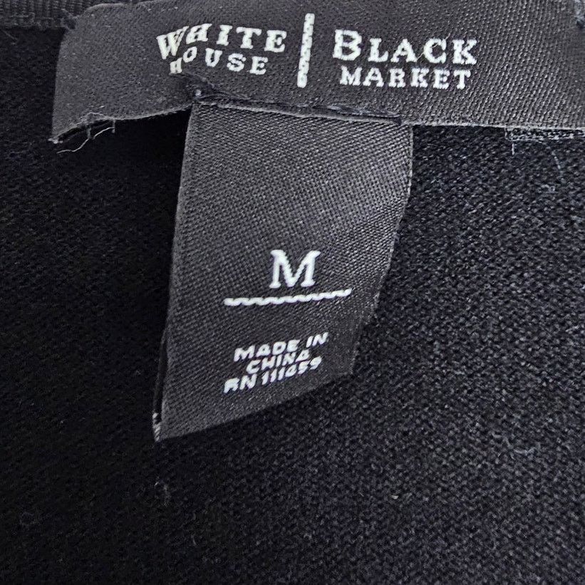 White House Black Market White House Black Market Snap Front Ruffle Cardigan Sweater Size M / US 6-8 / IT 42-44 - 6 Thumbnail