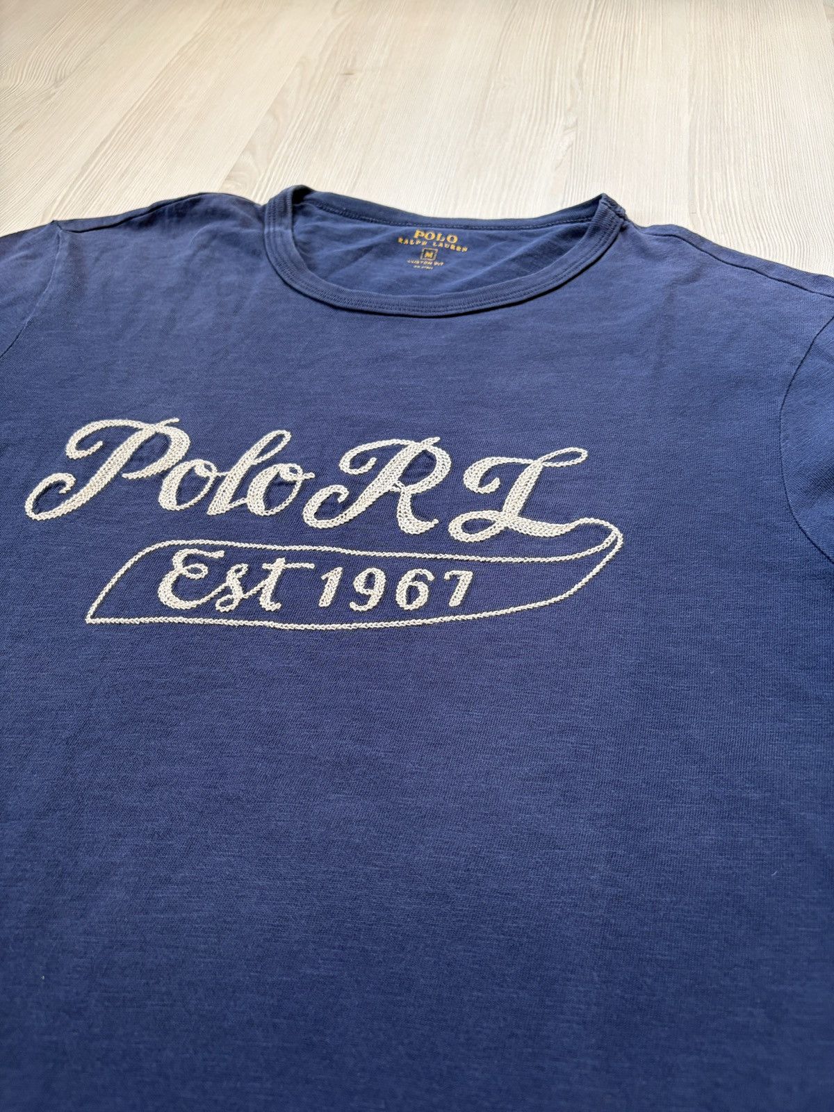 Polo Ralph Lauren Polo Ralph Lauren Navy Blue Logo T-shirt Size US M / EU 48-50 / 2 - 6 Thumbnail