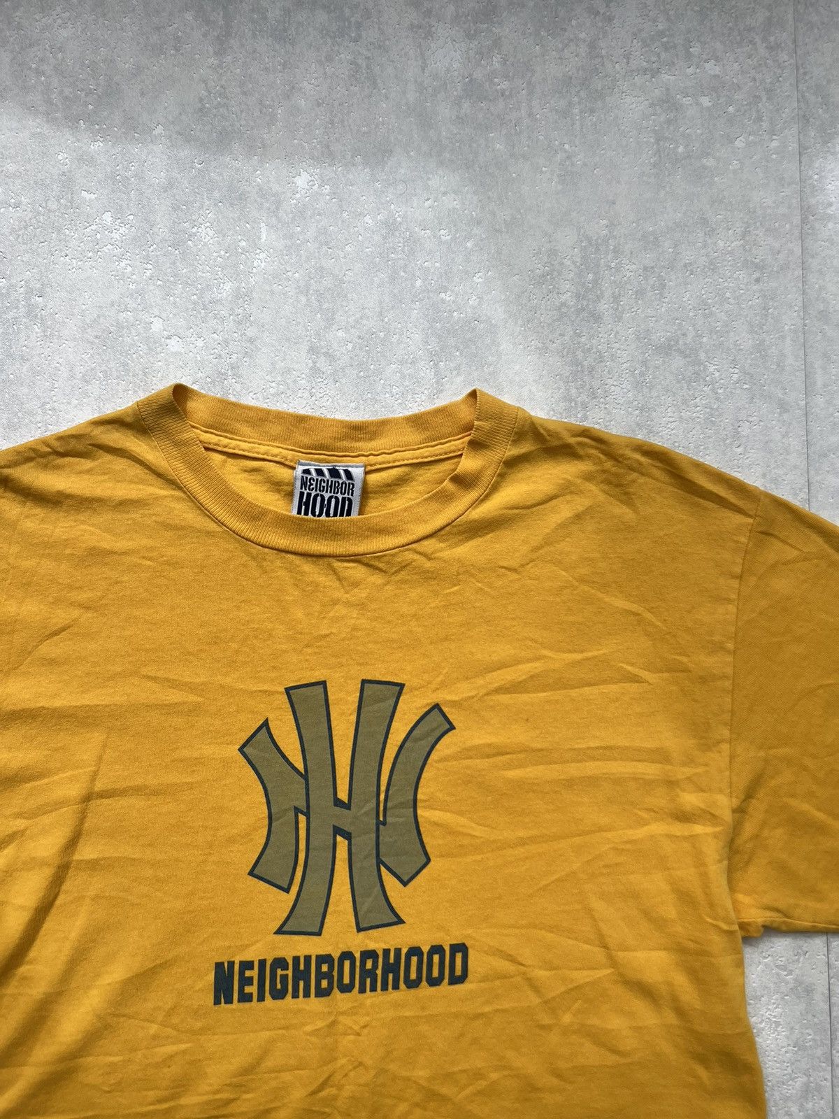 Neighborhood 00's NEIGHBORHOOD RARE VINTAGE YANKEES STYLE LOGO Y2K TEE Size US M / EU 48-50 / 2 - 2 Thumbnail