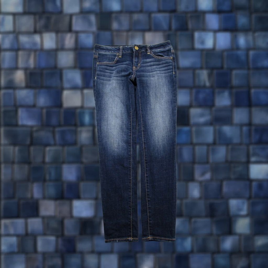 American Eagle Outfitters American Eagle Outfitters Jegging Jeans Skinny Womens Size 4 Blue Denim Stretch 5-Pocket Closure Zip Button Casual Pants Size 27" / US 4 / IT 40 - 1 Thumbnail
