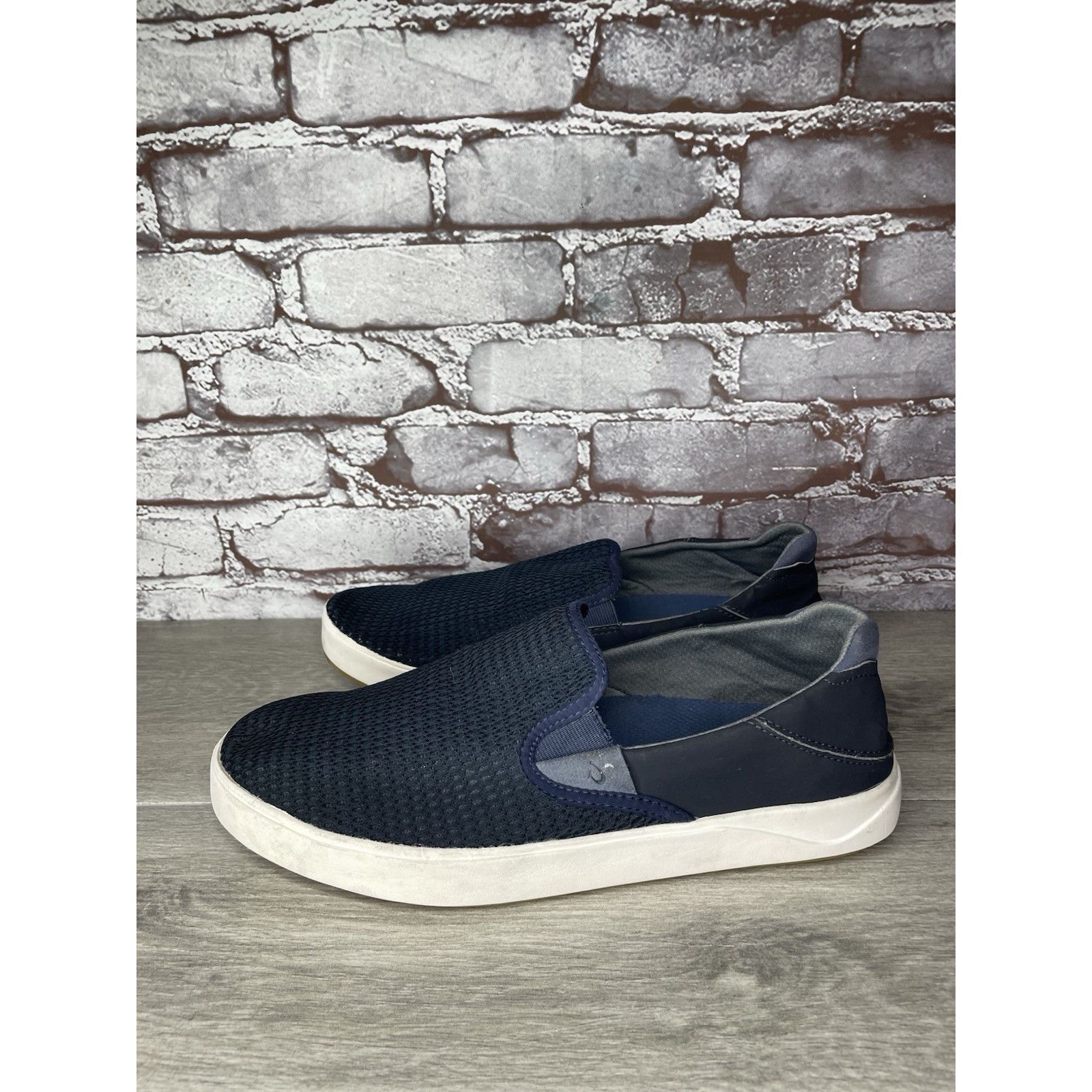 Olukai OluKai Lae' Ahi Navy Blue Mesh Slip On Loafer Shoes Men Sz 1 Size US 10.5 / EU 43-44 - 12 Thumbnail
