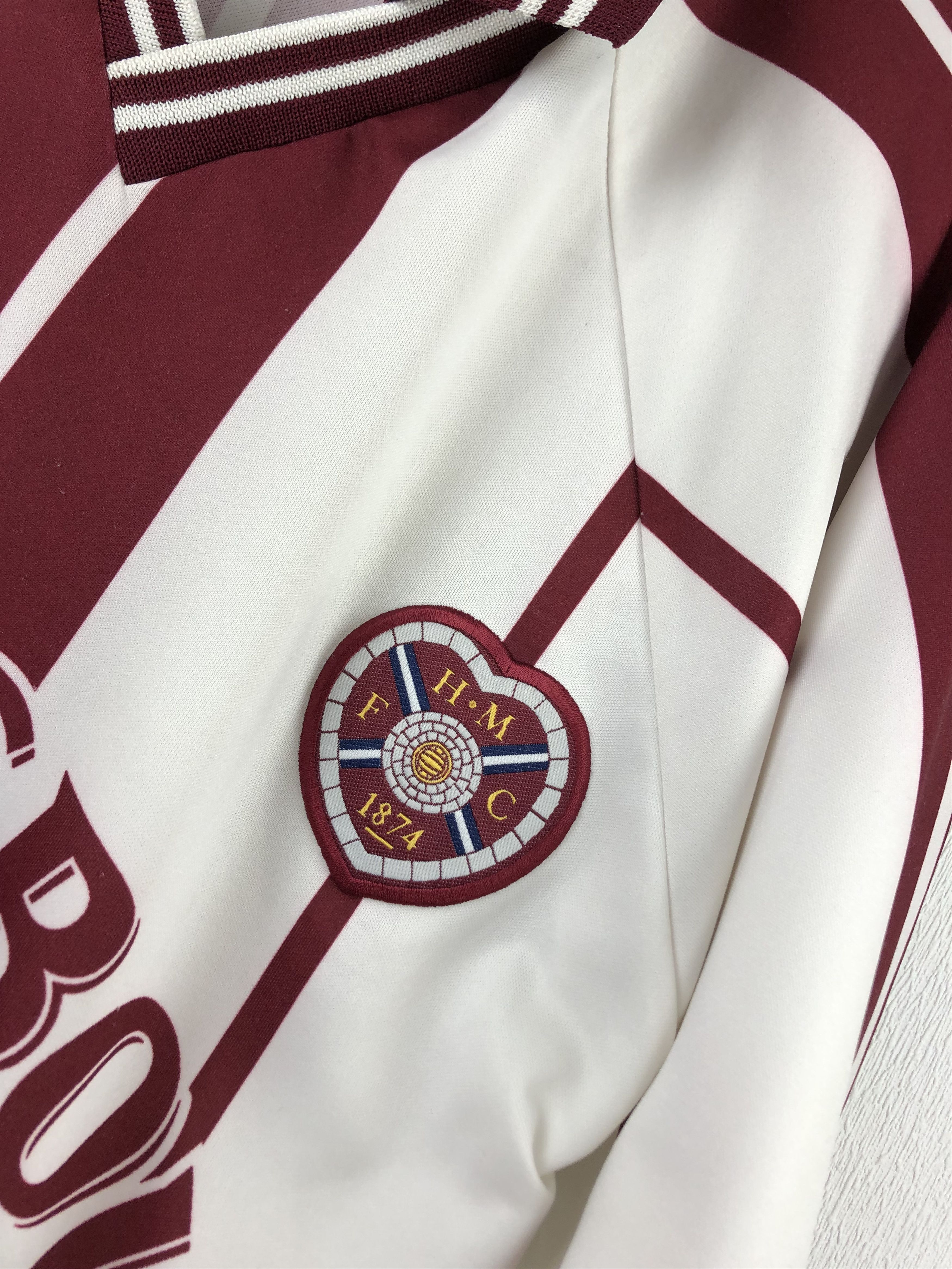 Vintage Heart Of Midlothian football shirt 1999 Soccer Jersey Rare Size US M / EU 48-50 / 2 - 6 Thumbnail