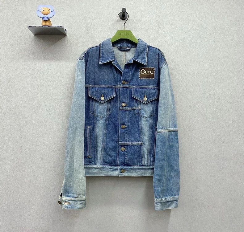 GucciBlue denim jacket 2503-Nextarrow