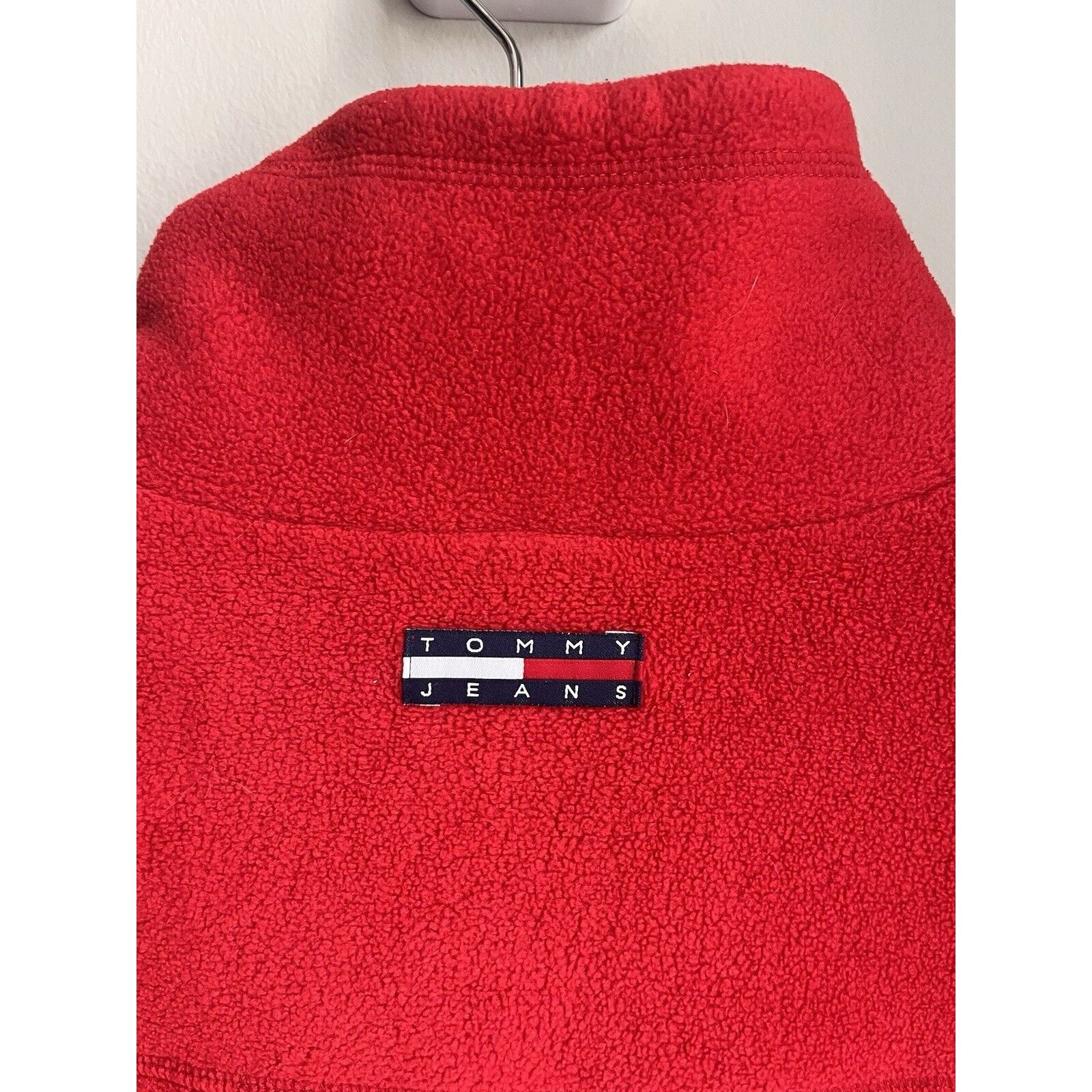 Tommy Hilfiger VINTAGE TOMMY JEANS HILFIGER QUARTER ZIP FLEECE SWEATSHIRT M Size US L / EU 52-54 / 3 - 4 Thumbnail