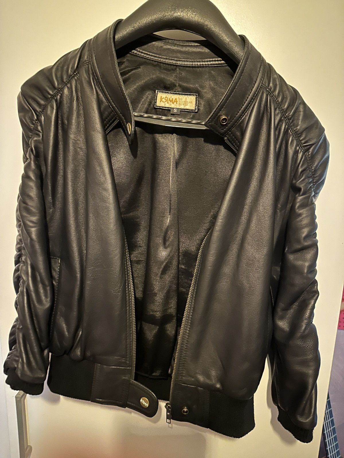 Leather KRMA « jade » jacket (the vampire diaries)