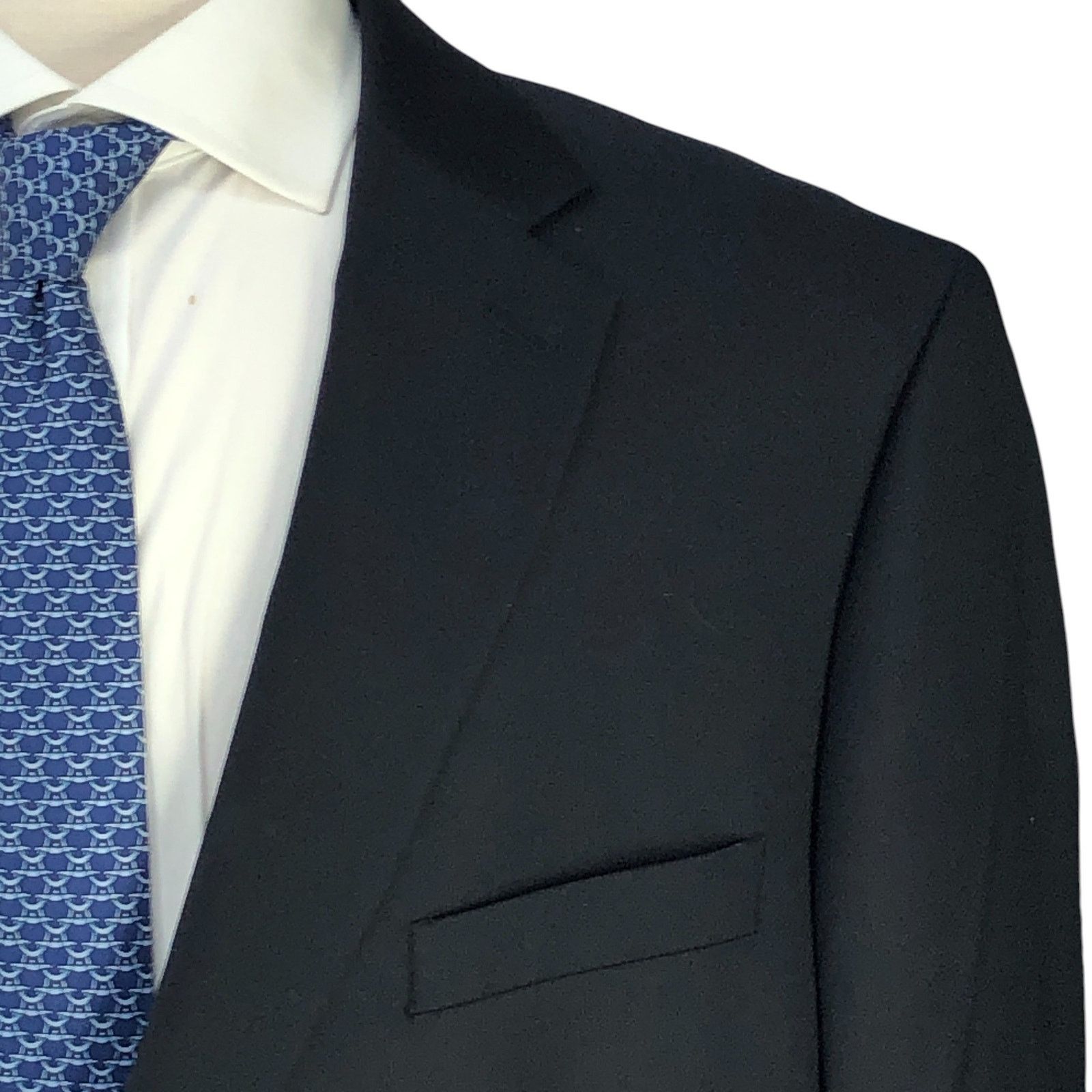 Hart Schaffner Marx Hart Schaffner Marx HSM Size 50R Blazer Blue Metal Buttons Size 50R - 4 Thumbnail