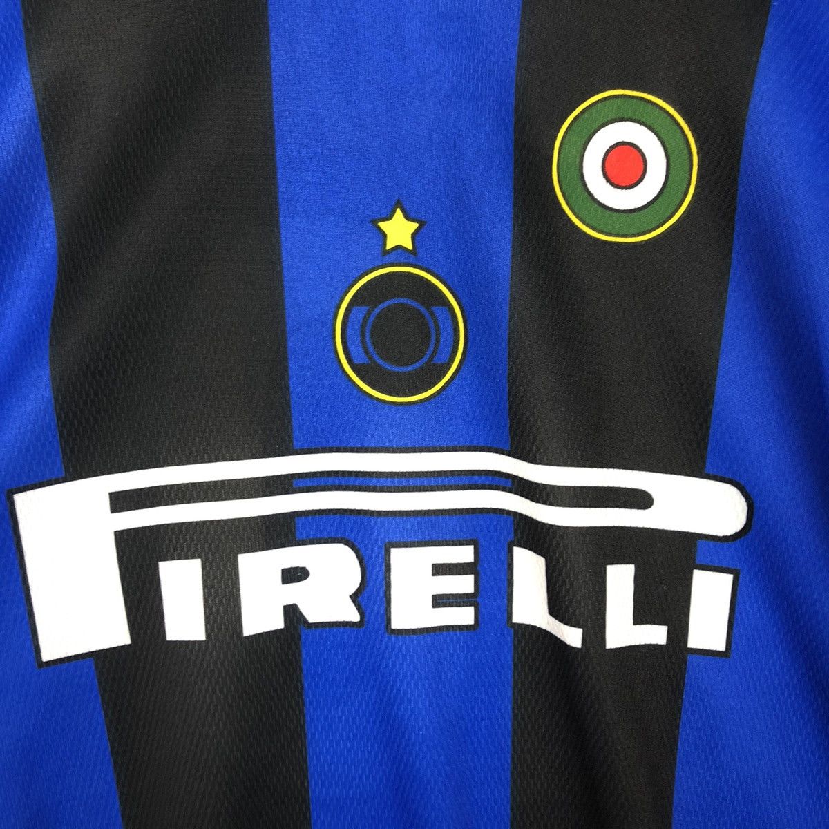 Vintage 📌Vintage Jersey Inter Milan Pirelli Adriano Big Logo Size US XL / EU 56 / 4 - 13 Thumbnail