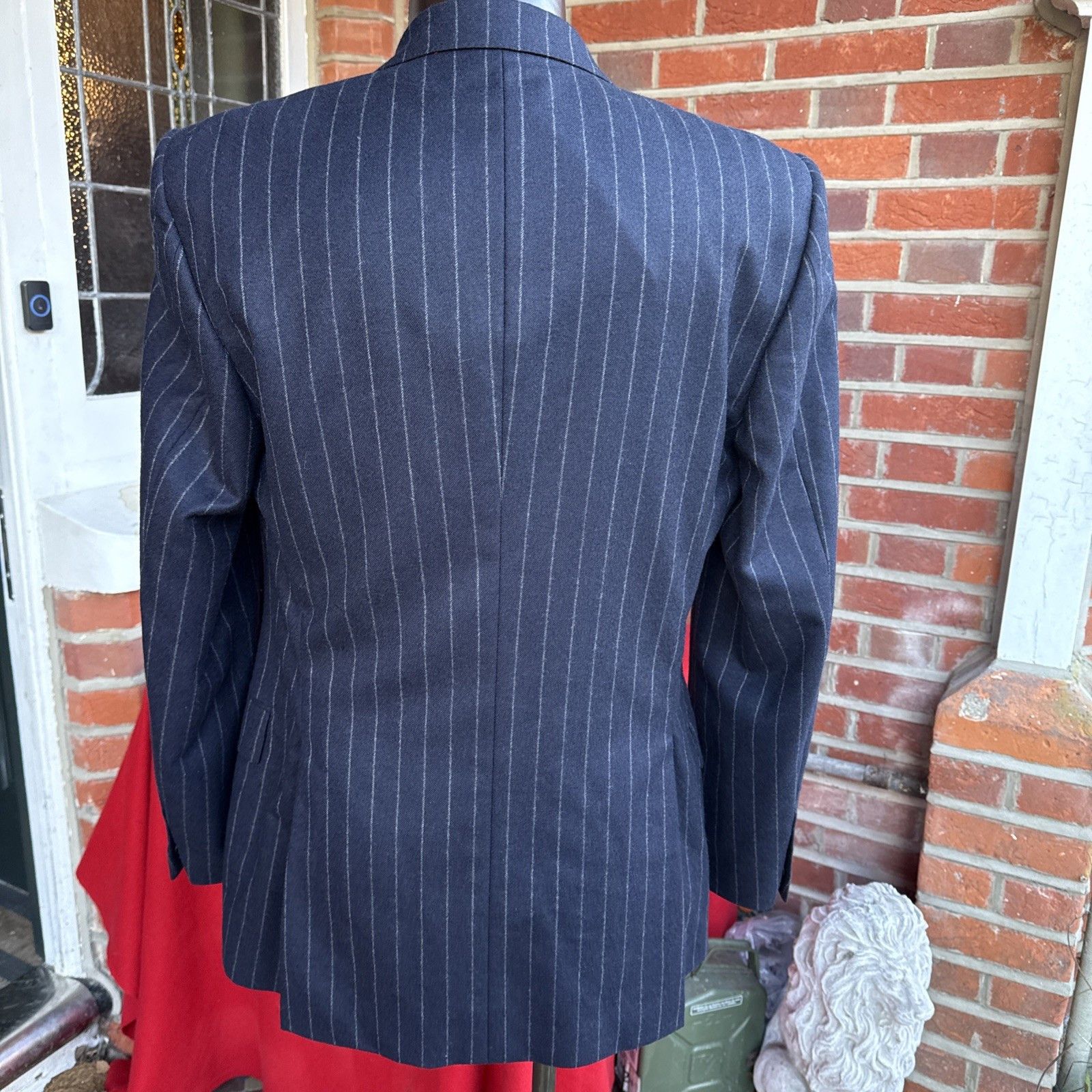 Gieves & Hawkes Bespoke Gieves & Hawkes Private Chalk Stripe Jacket Size 42L - 6 Thumbnail