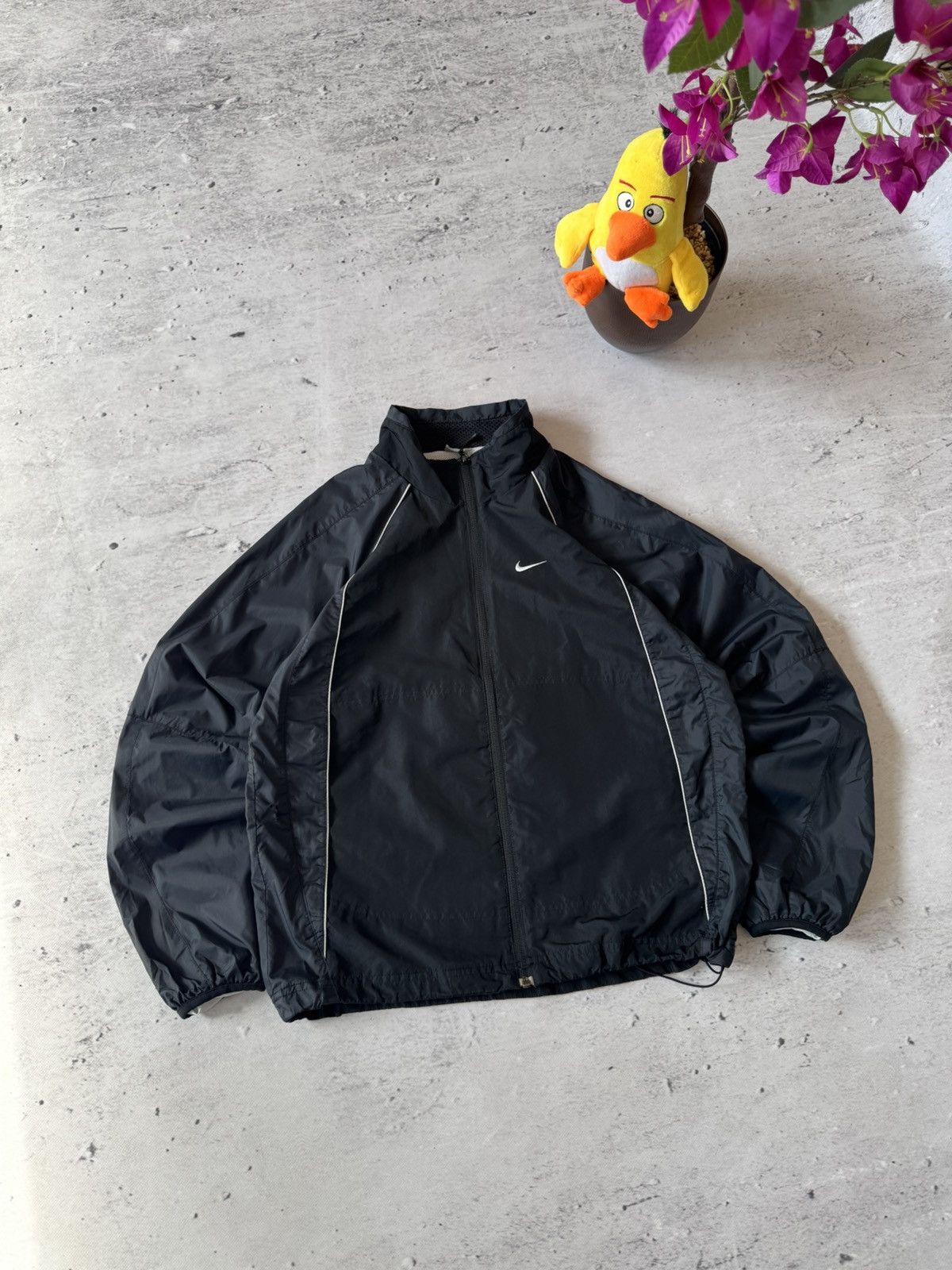 NIKE VINTAGE BASIC LOGO OVERSIZE BAGGY LIGHT JACKET