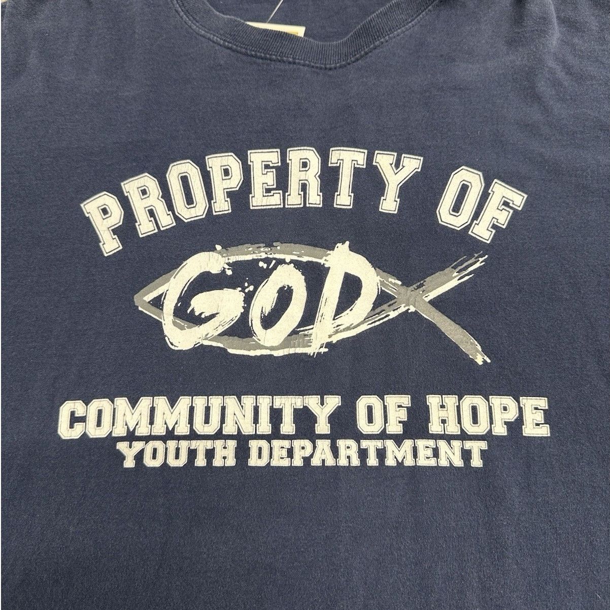 Other Vtg 90s Y2K Property Of God T Shirt Community Of Hope XL Size US XL / EU 56 / 4 - 2 Thumbnail