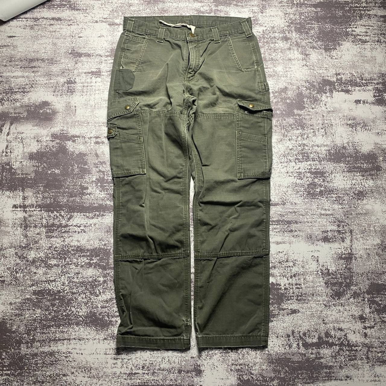 Carhartt Carhartt Double Knee Cargo Pants Vintage L Size US 34 / EU 50 - 3 Thumbnail
