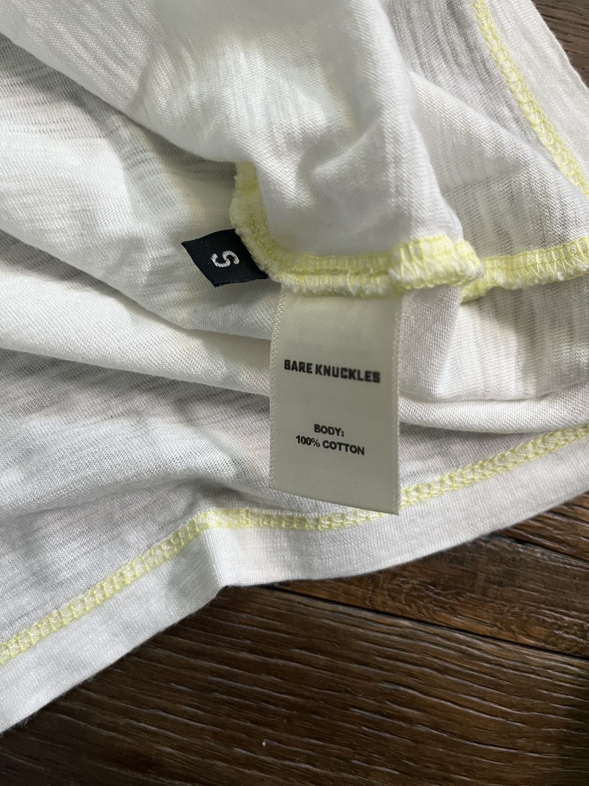 Bare Knuckles White Boxy Slub T shirt | Grailed