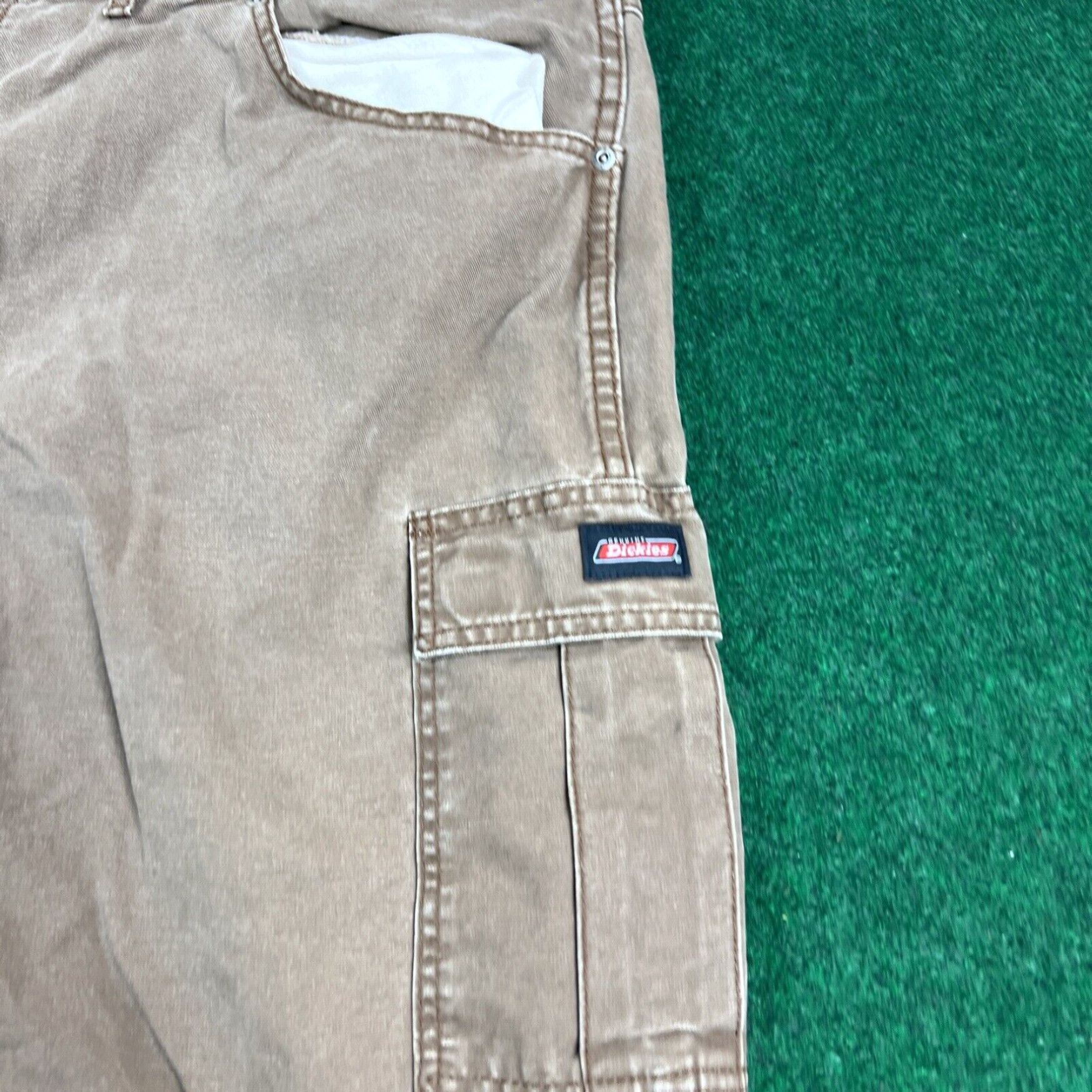 Dickies Dickies Cargo Shorts Brown Mens Relaxed Fit Size 44" Work Short Size US 44 / EU 60 - 2 Thumbnail
