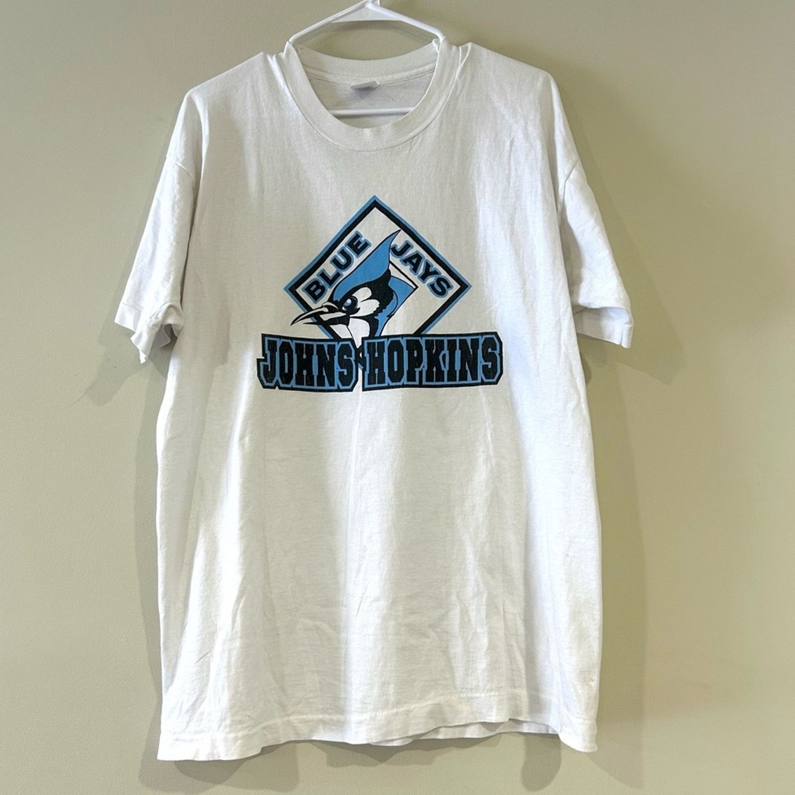 Fruit Of The Loom Vintage John’s Hopkins Blue Jays Shirt Size US XL / EU 56 / 4 - 1 Thumbnail